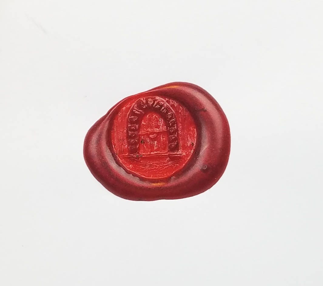 Gate wax seal signet ring