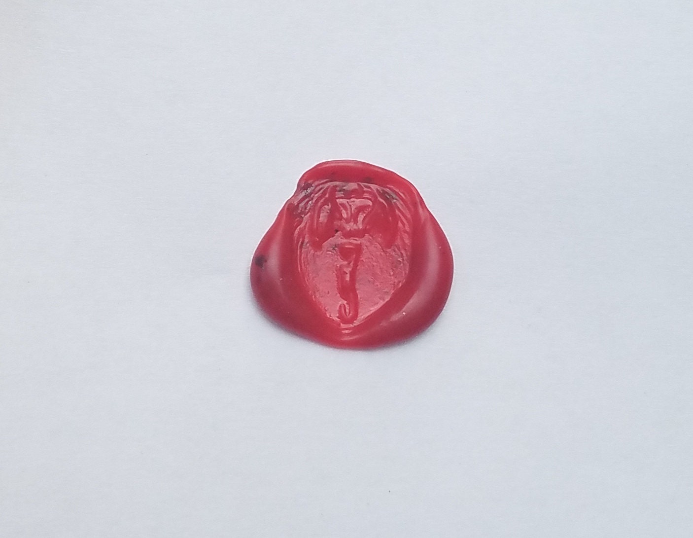 Bat-tle axe wax seal signet ring