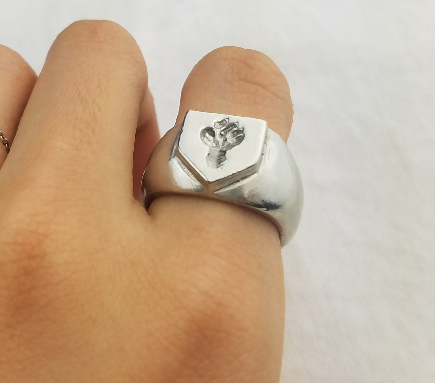 fist wax seal signet ring