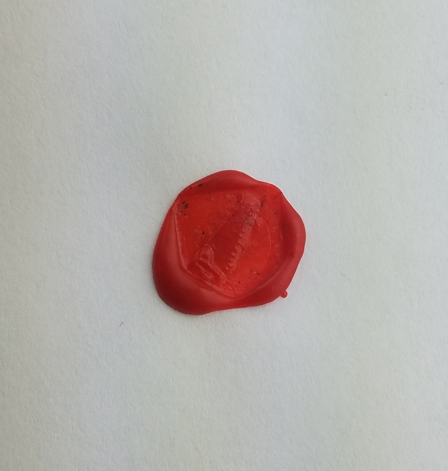 saw wax seal signet ring