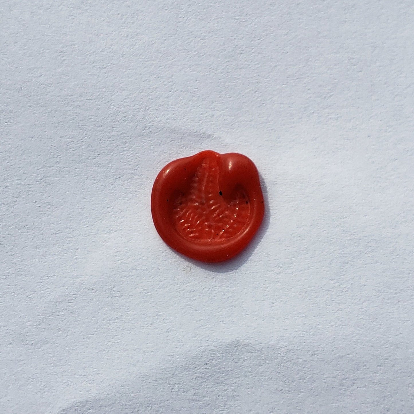 Fire Fern wax seal signet ring