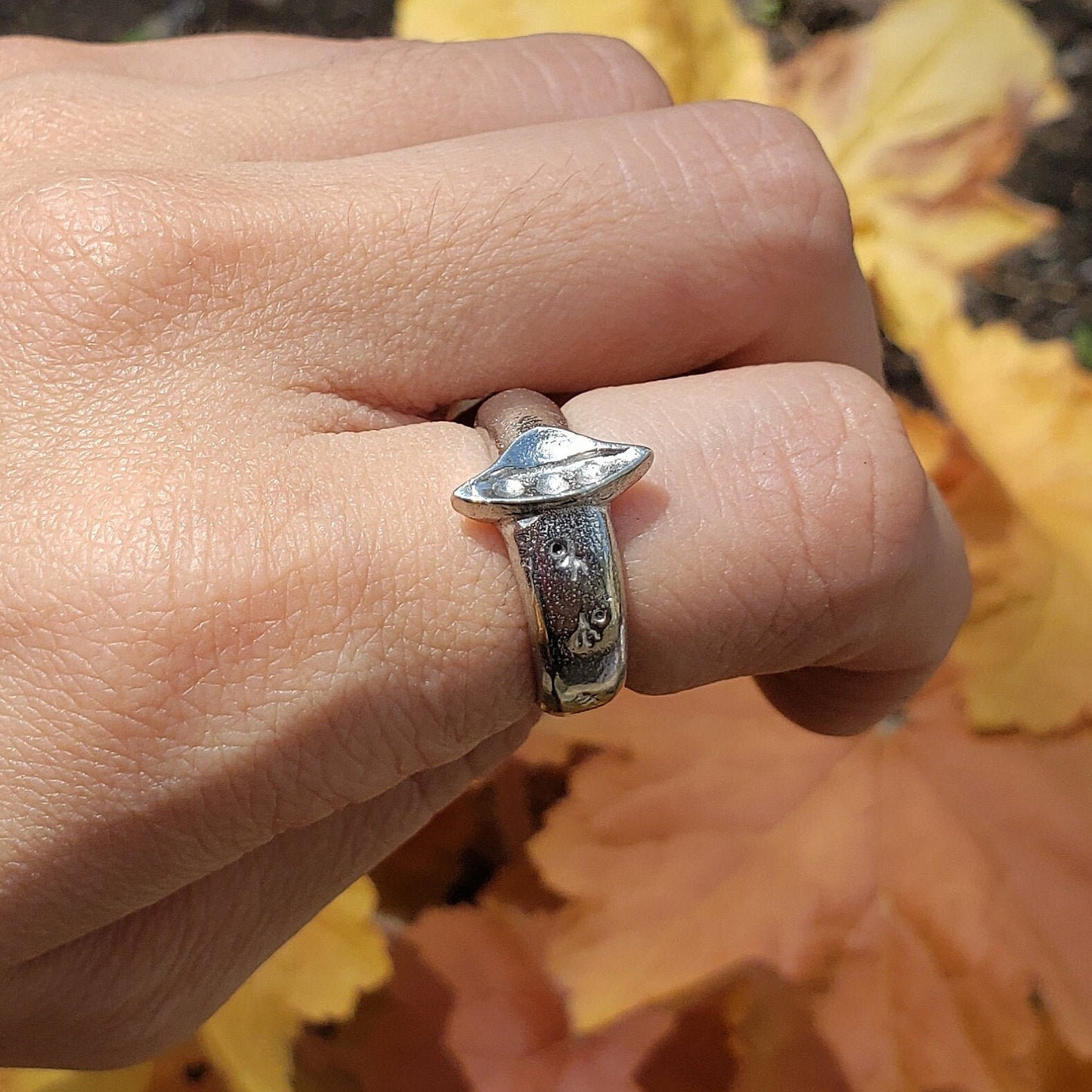 UFO visitors wax seal signet ring