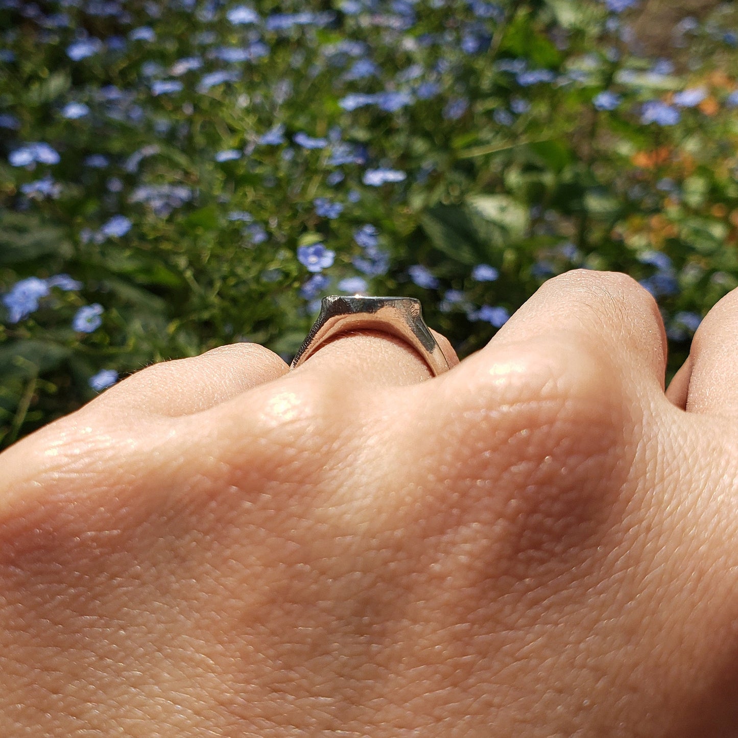 Ouroboros wax seal signet ring