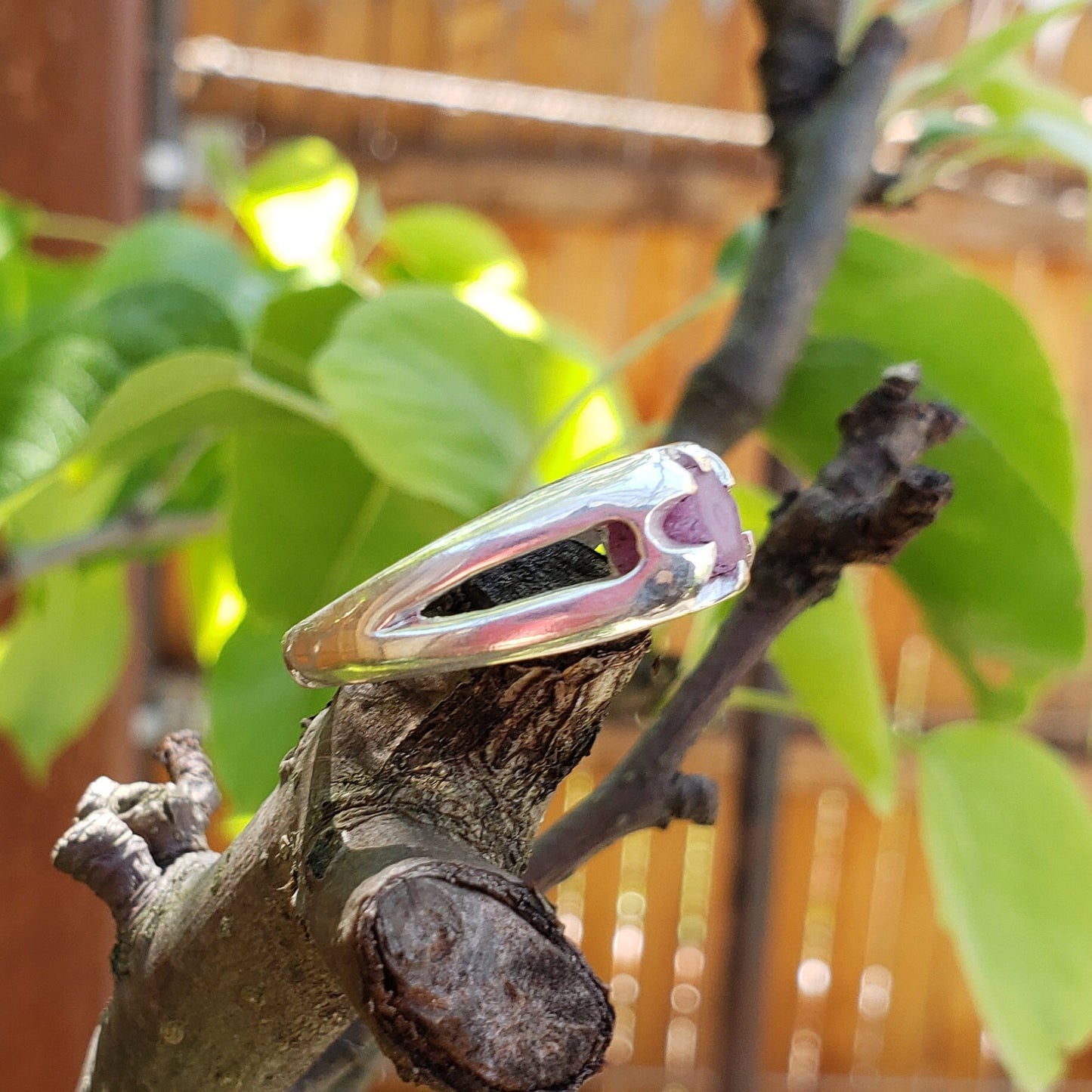 Raw Ruby Crystal Ring