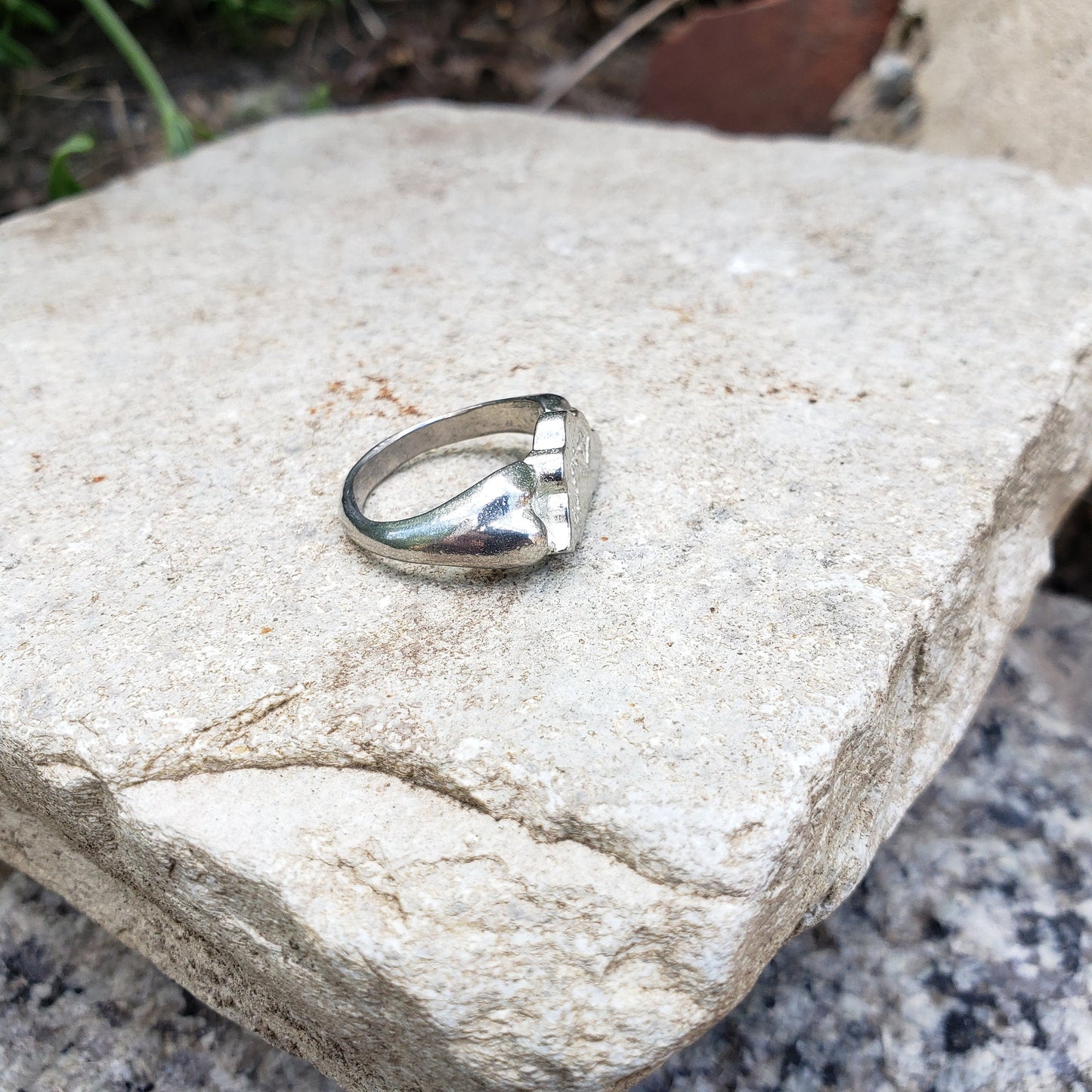 Flying kite wax seal signet ring