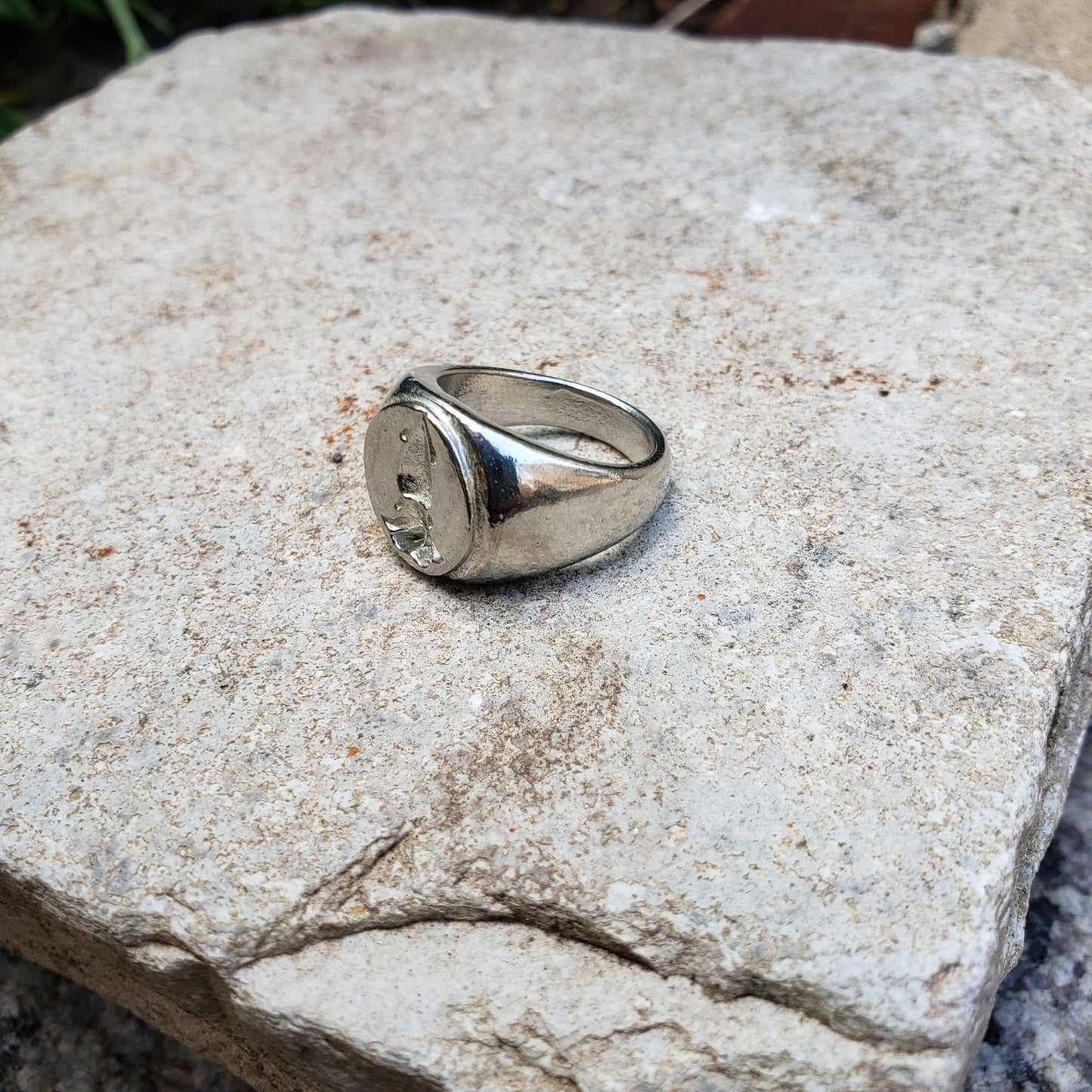 cuttlefish wax seal signet ring