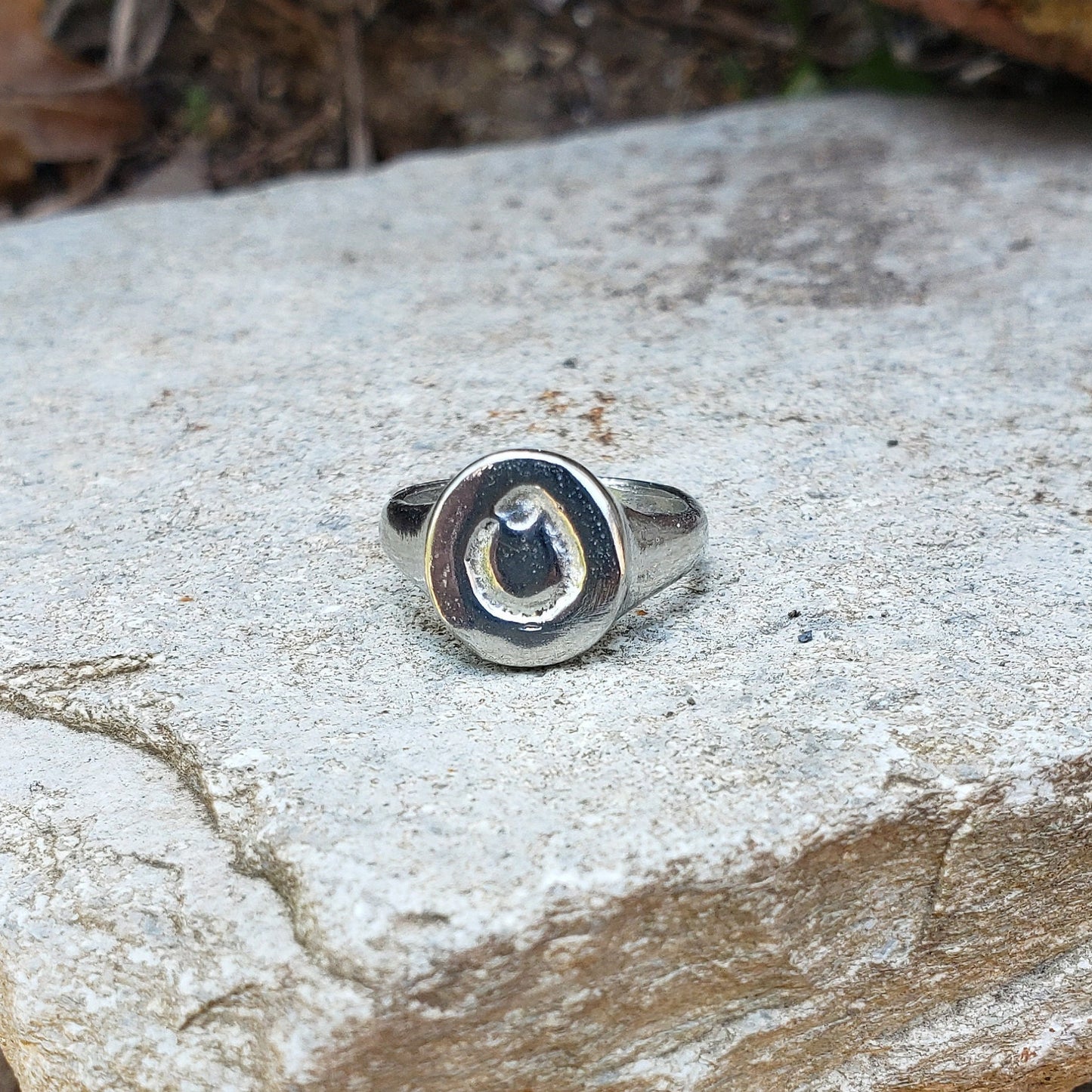 Ouroboros wax seal signet ring