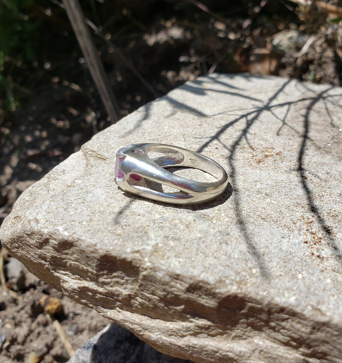 Raw Ruby Crystal Ring