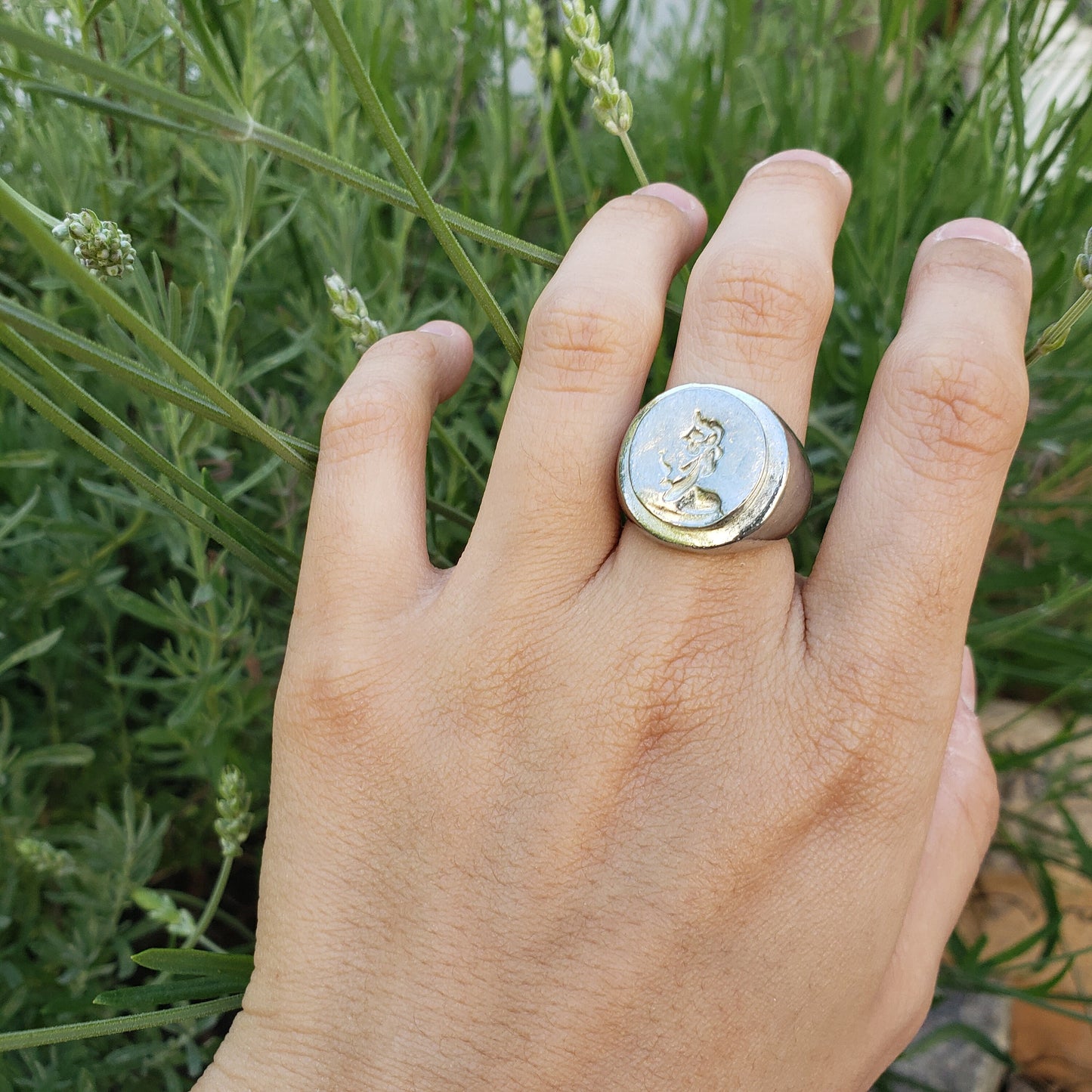 Elf princess wax seal signet ring