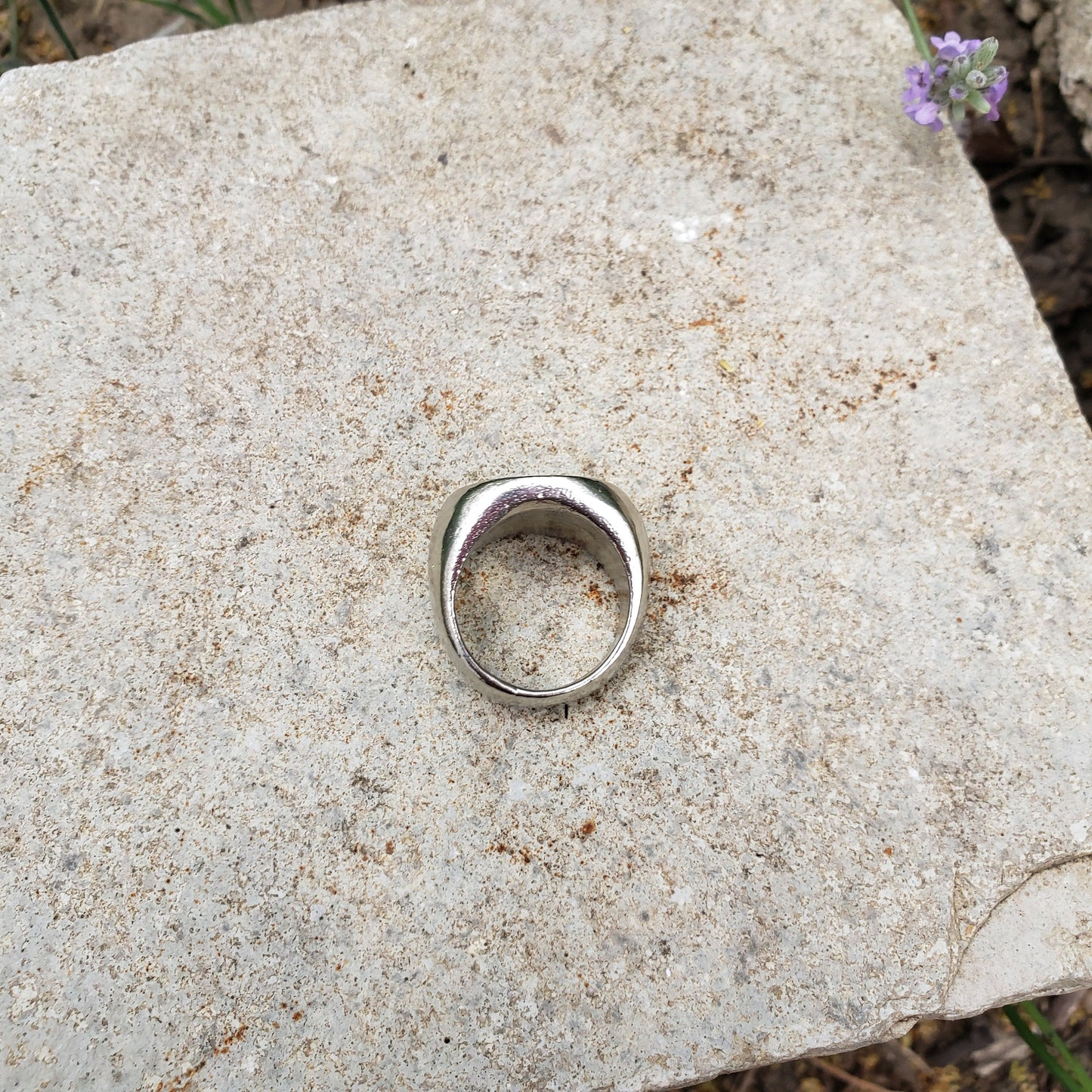 green man wax seal signet ring