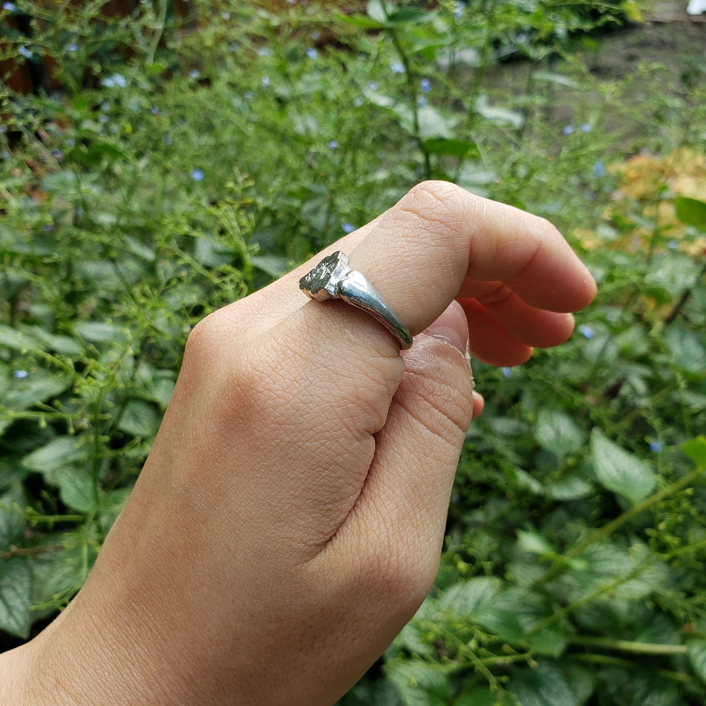 Flying kite wax seal signet ring