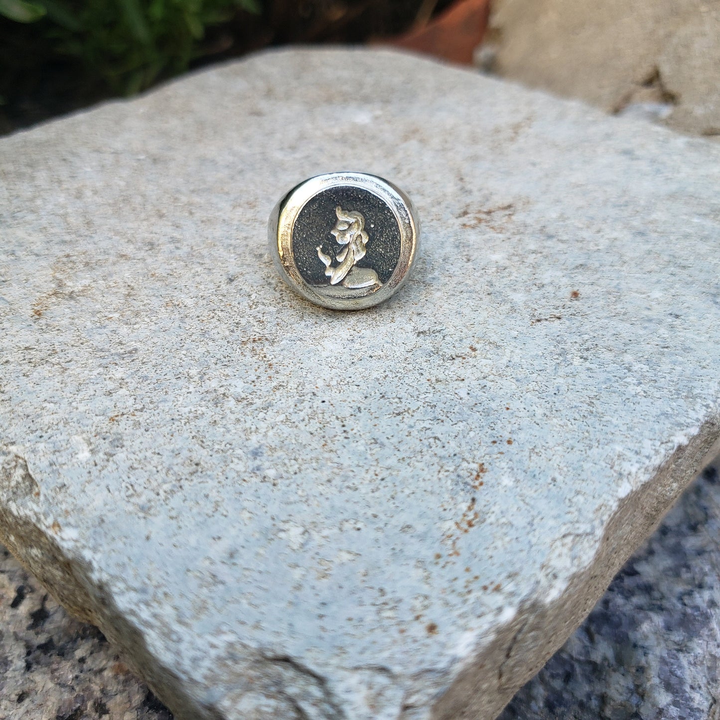 Elf princess wax seal signet ring