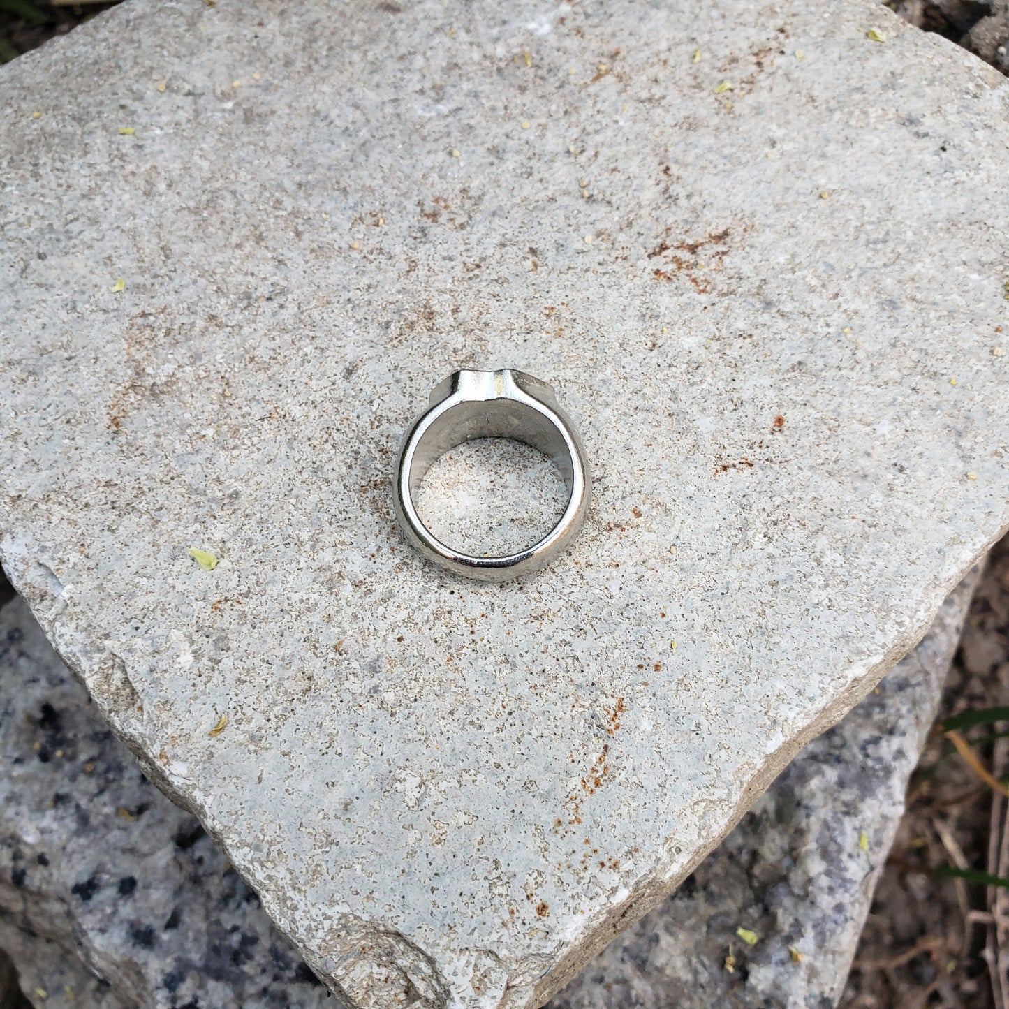 Vampire bite wax seal signet ring