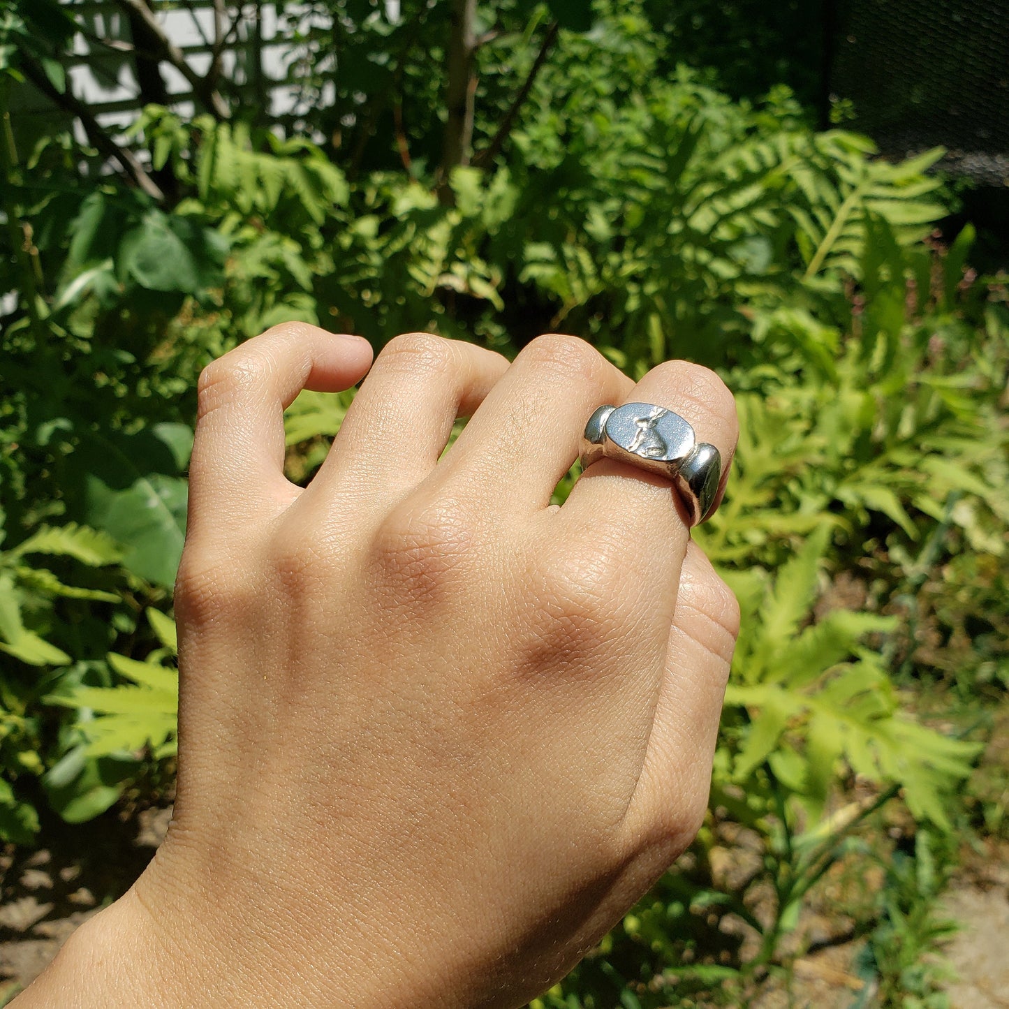 Bunny rabbit wax seal signet ring