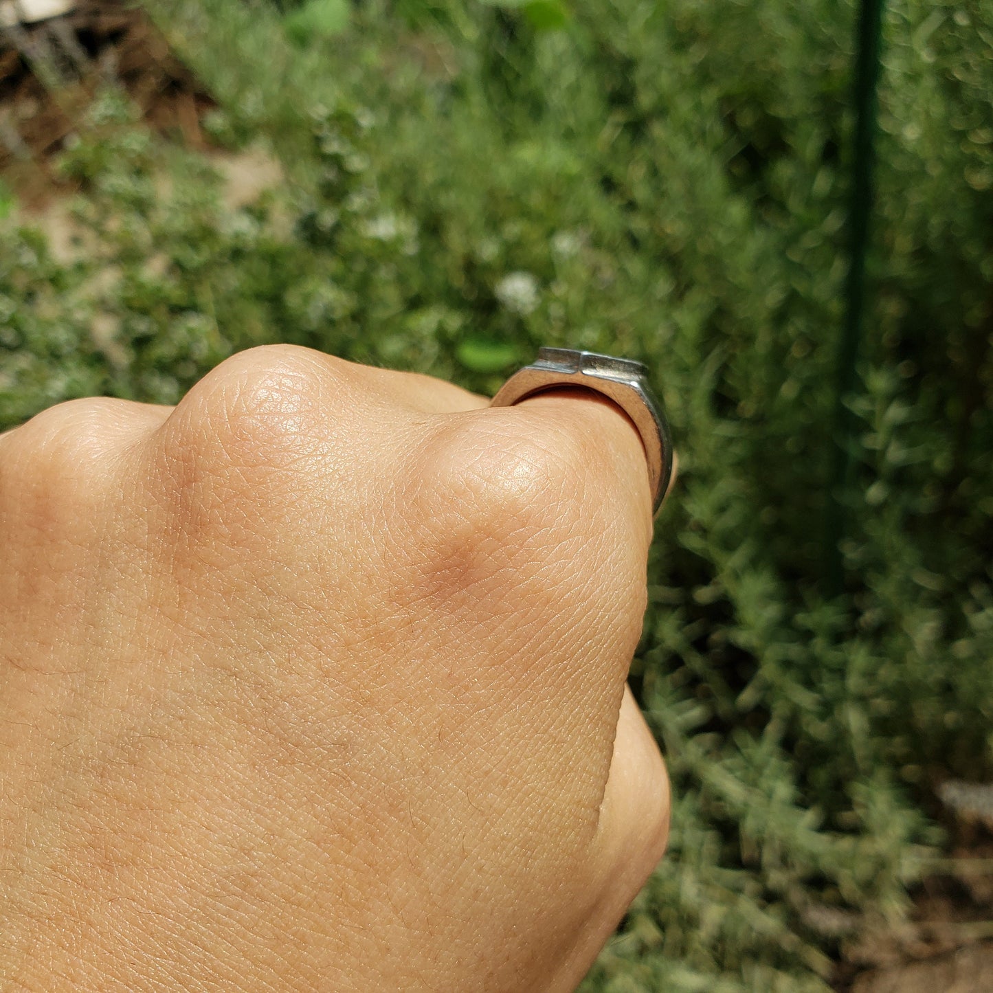 Nice pear wax seal signet ring