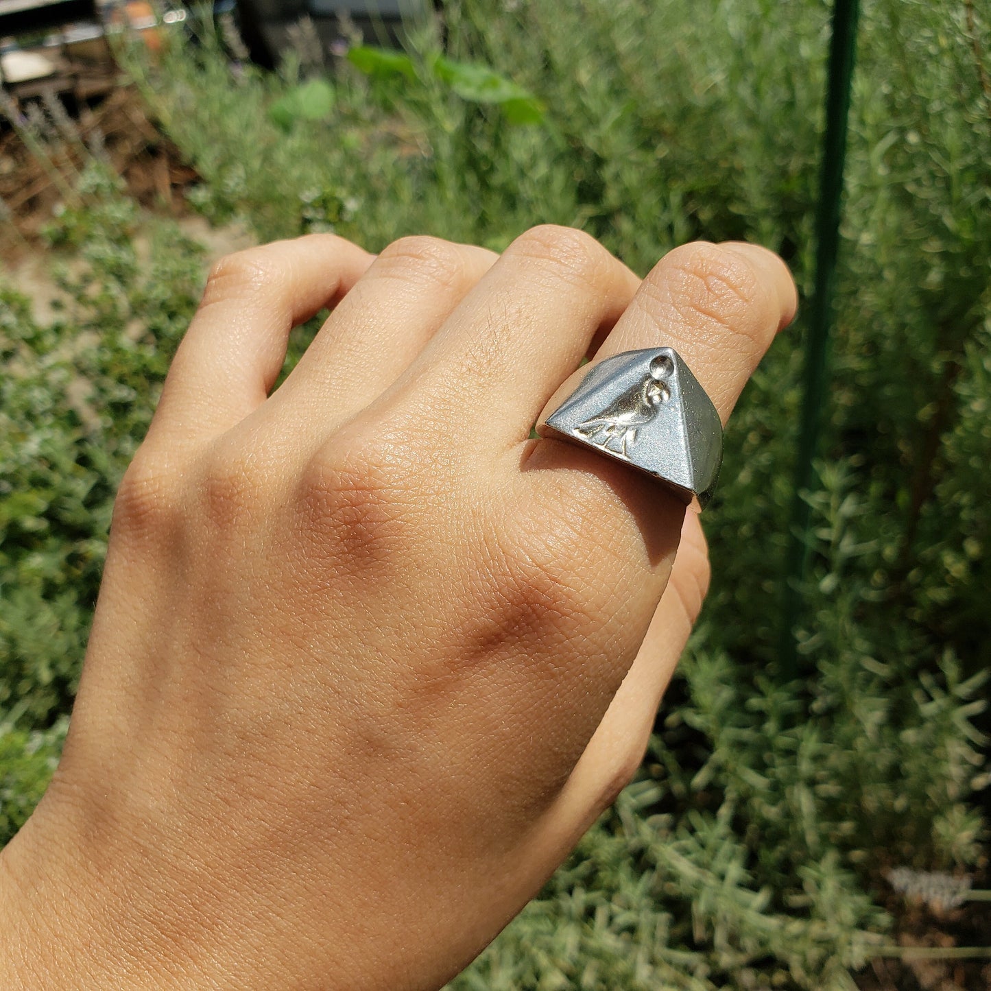 Horus wax seal signet ring