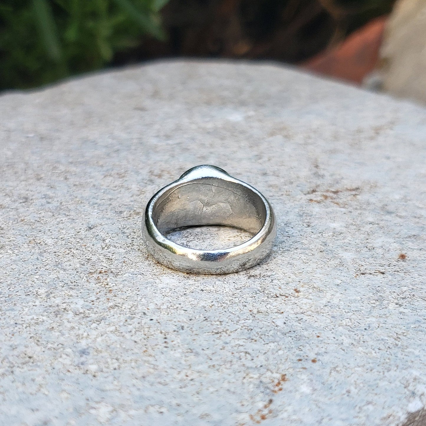 Gourd wax seal signet ring