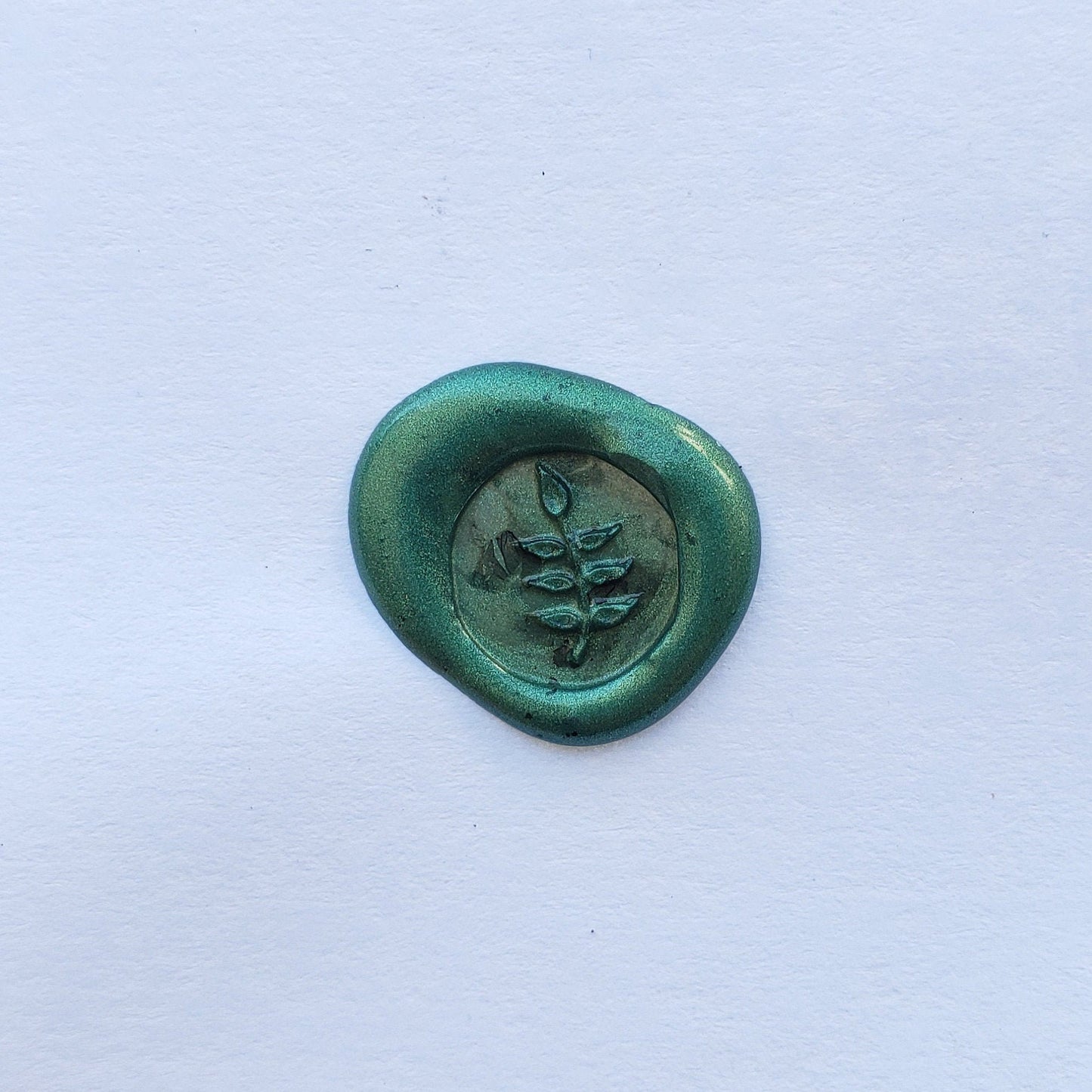 Ash leaves wax seal signet ring