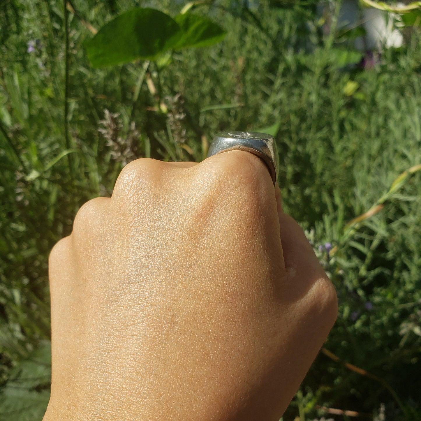 piggy wax seal signet ring