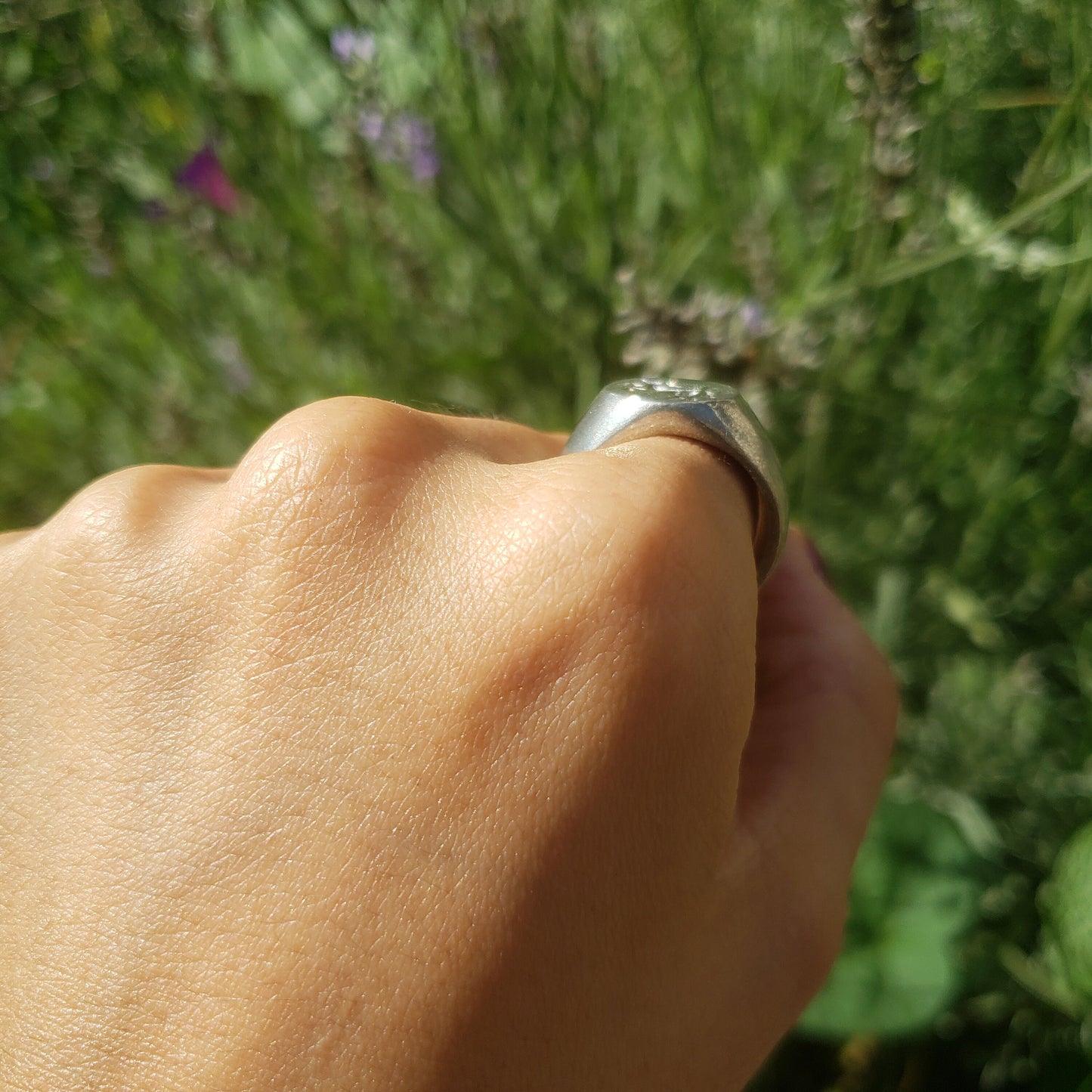 Horse wax seal signet ring