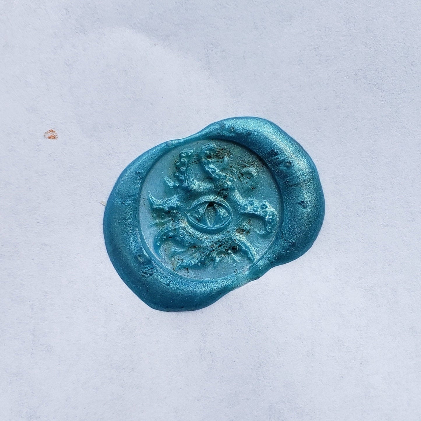 tentacle monster wax seal signet ring