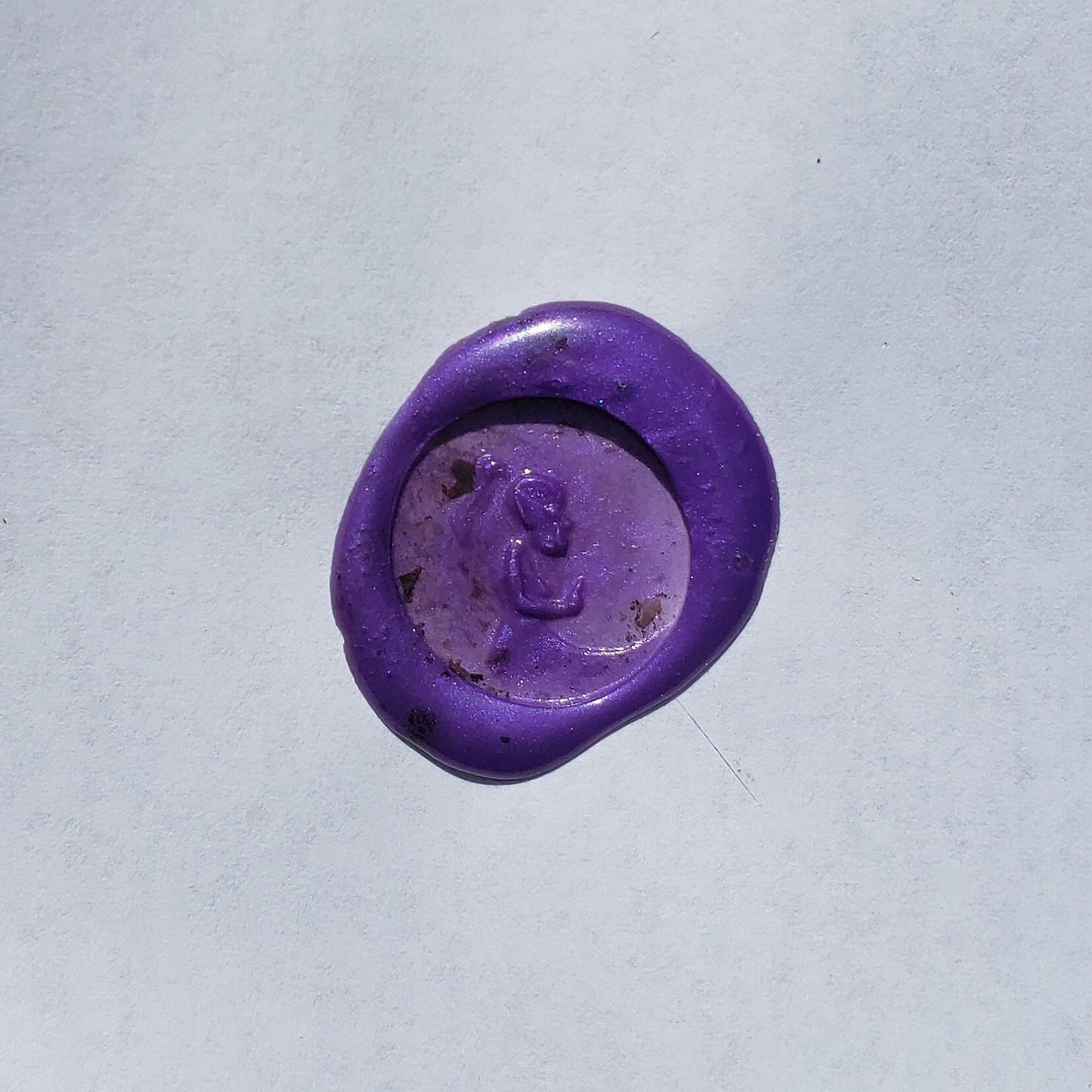 Orcish princess wax seal signet ring