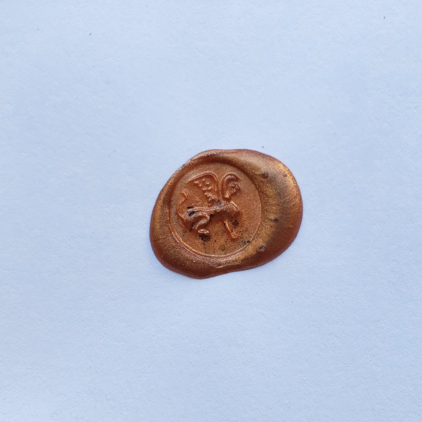 Sphinx wax seal signet ring