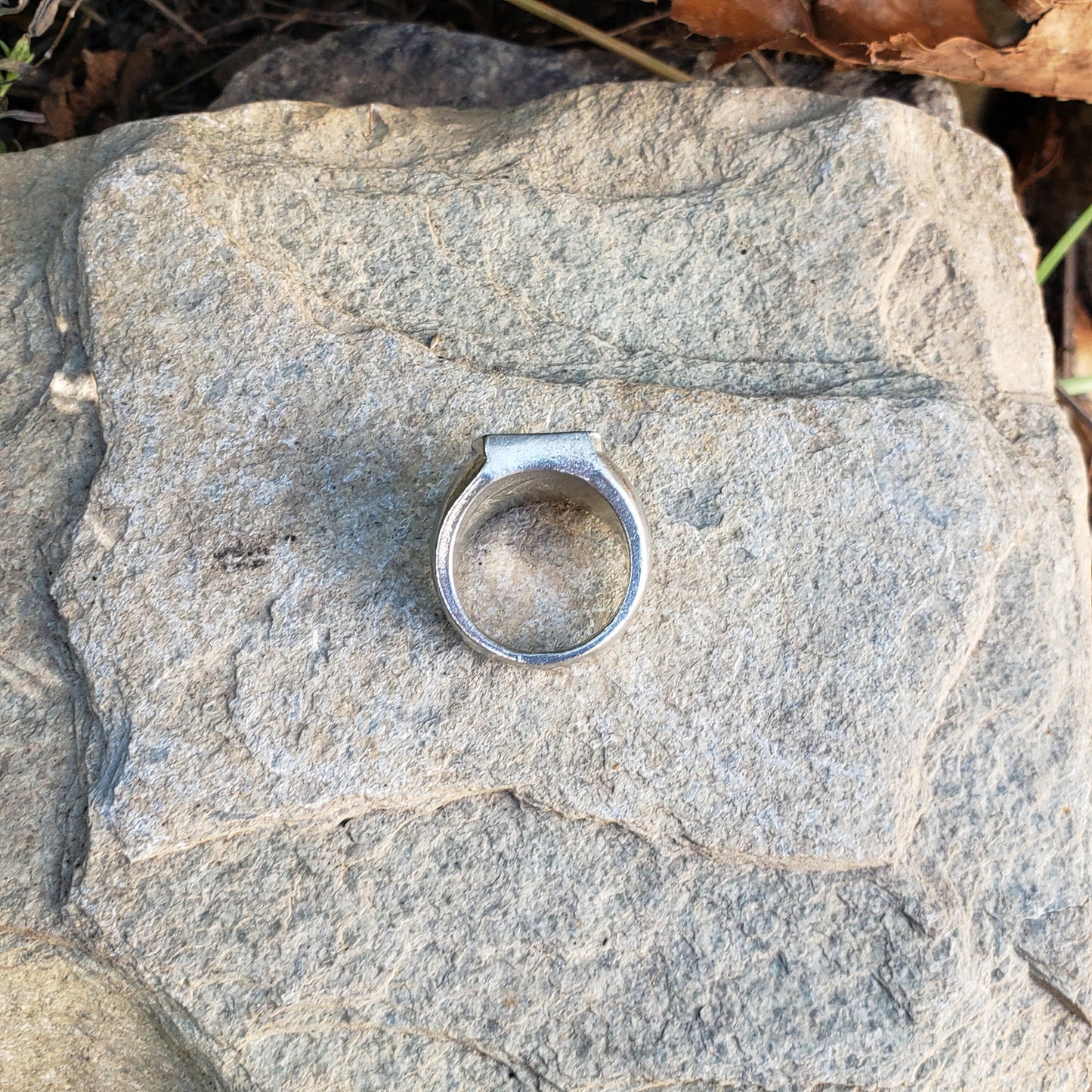 Acacia tree wax seal signet ring