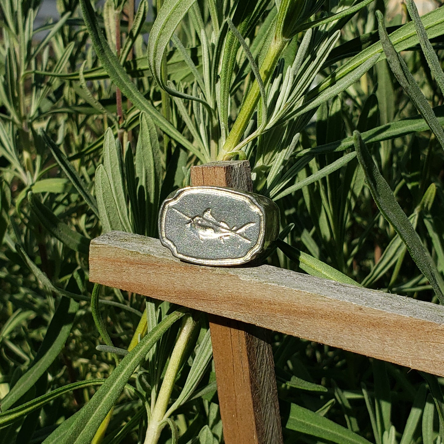 Marlin wax seal signet ring