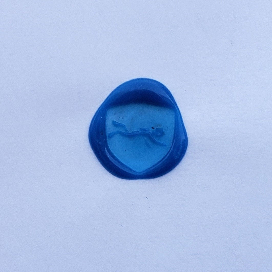 Scuba diver wax seal signet ring