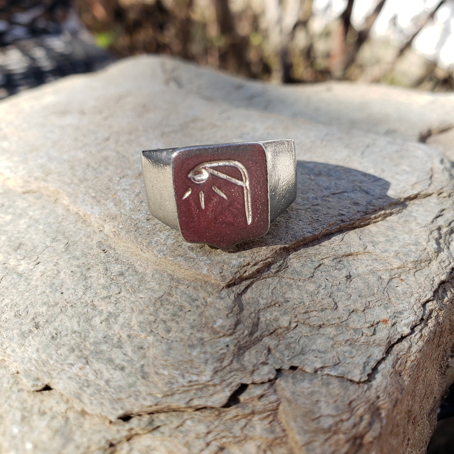 Street light wax seal signet ring