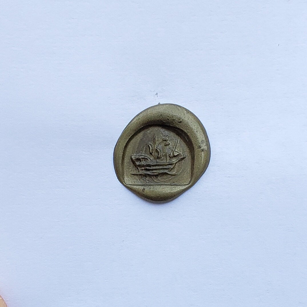 boat wax seal signet ring