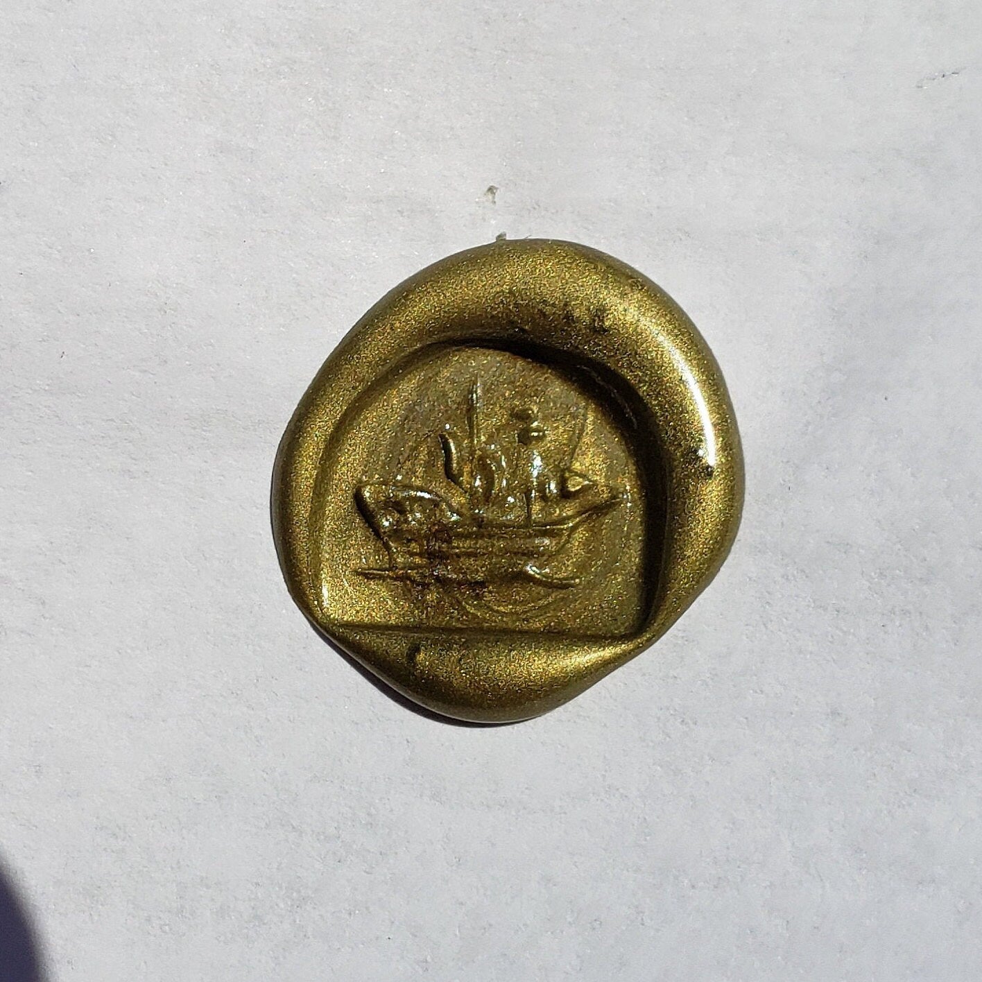 boat wax seal signet ring