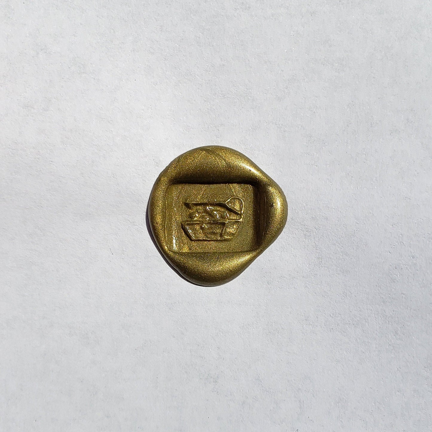 treasure chest wax seal signet ring