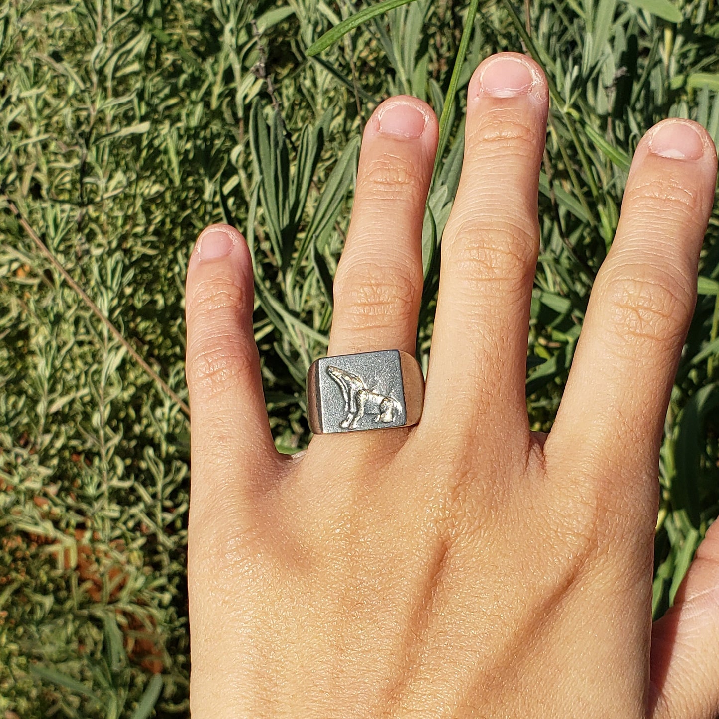 Ammit wax seal signet ring