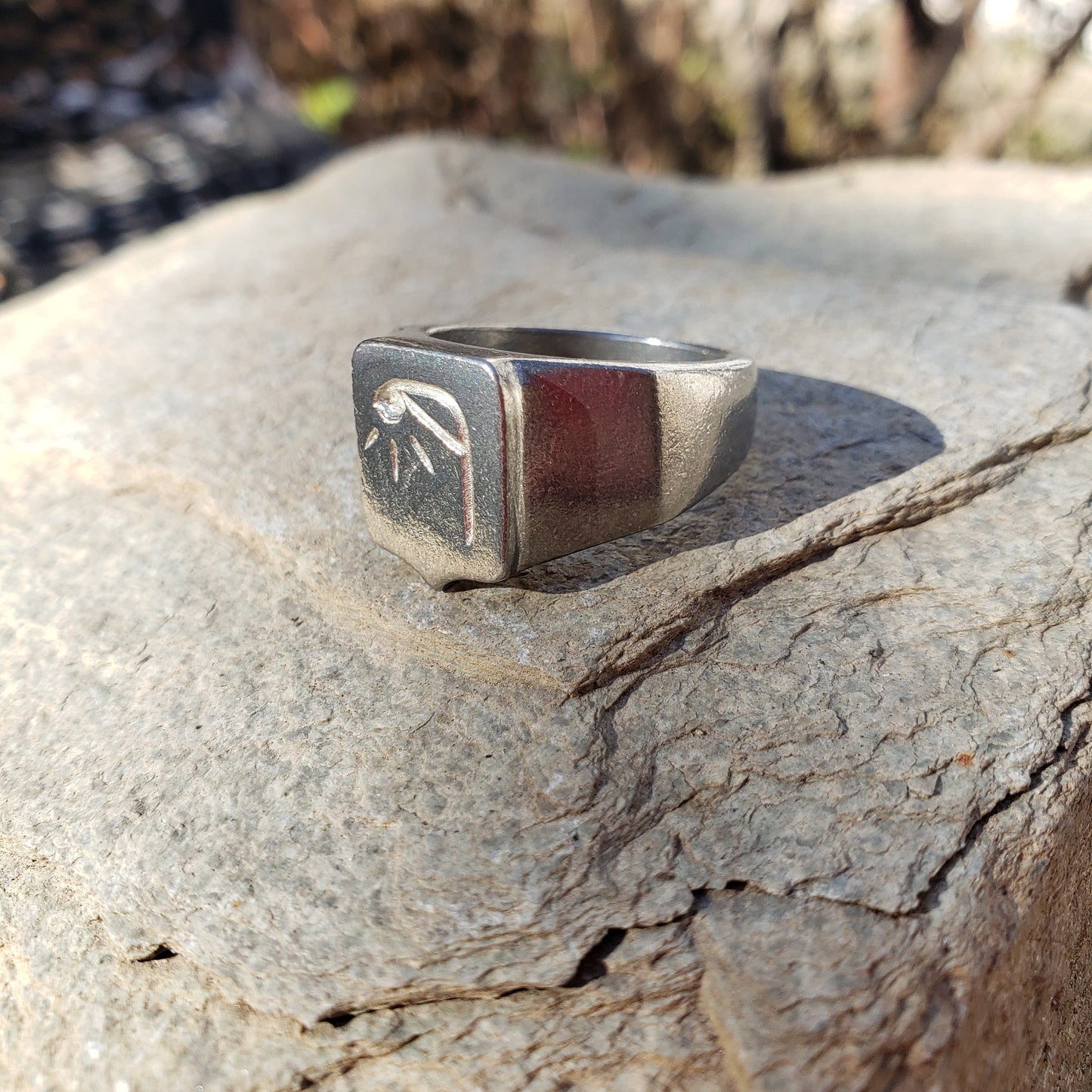 Street light wax seal signet ring