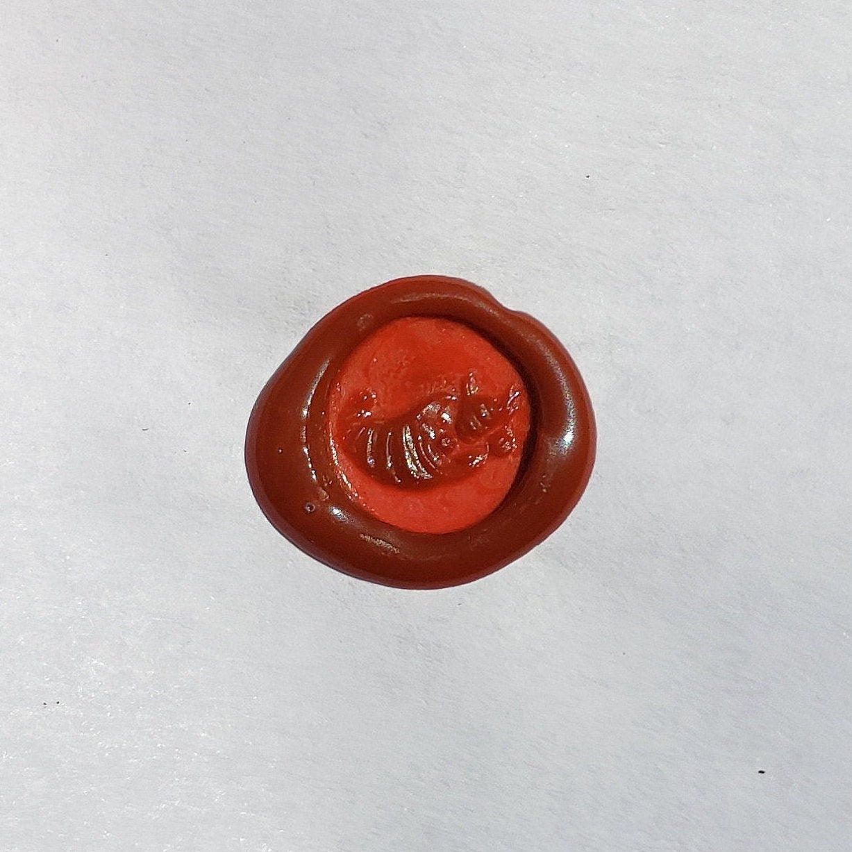 Cornucopia wax seal signet ring