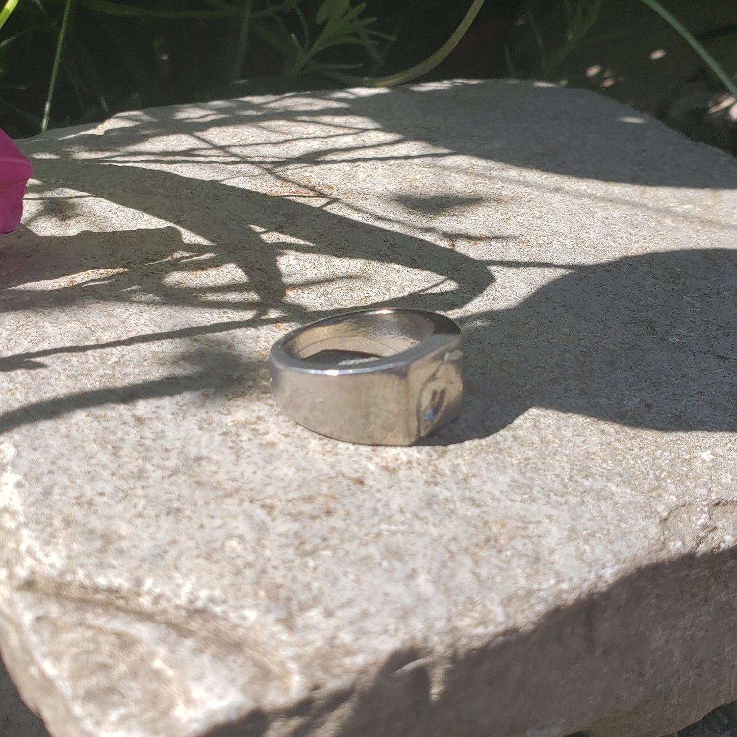 Lemon wax seal signet ring