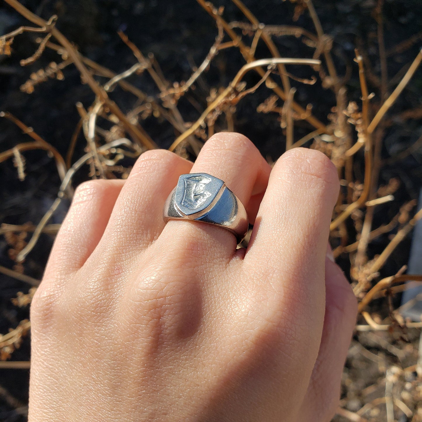 Arcade cabinet wax seal signet ring