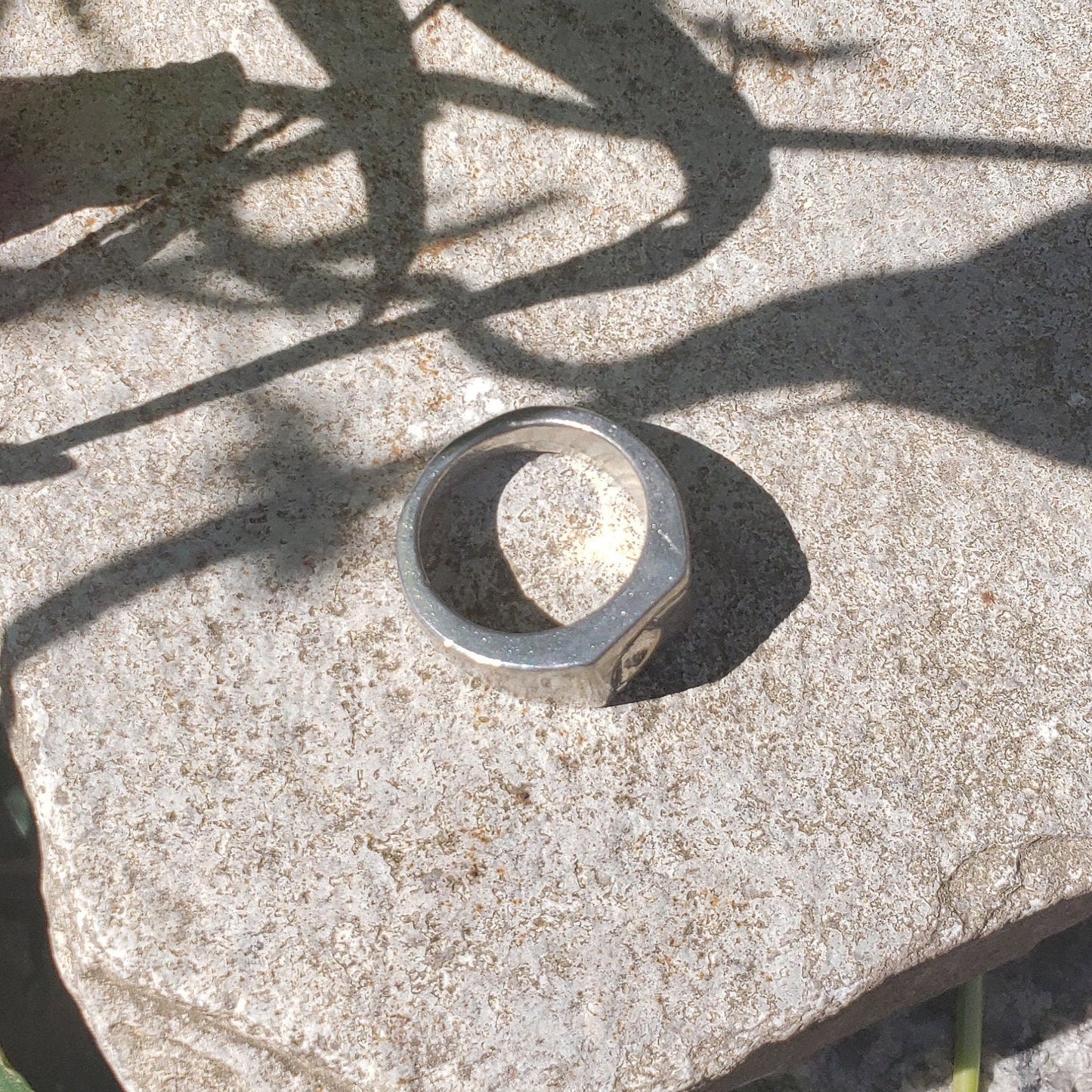 Lemon wax seal signet ring