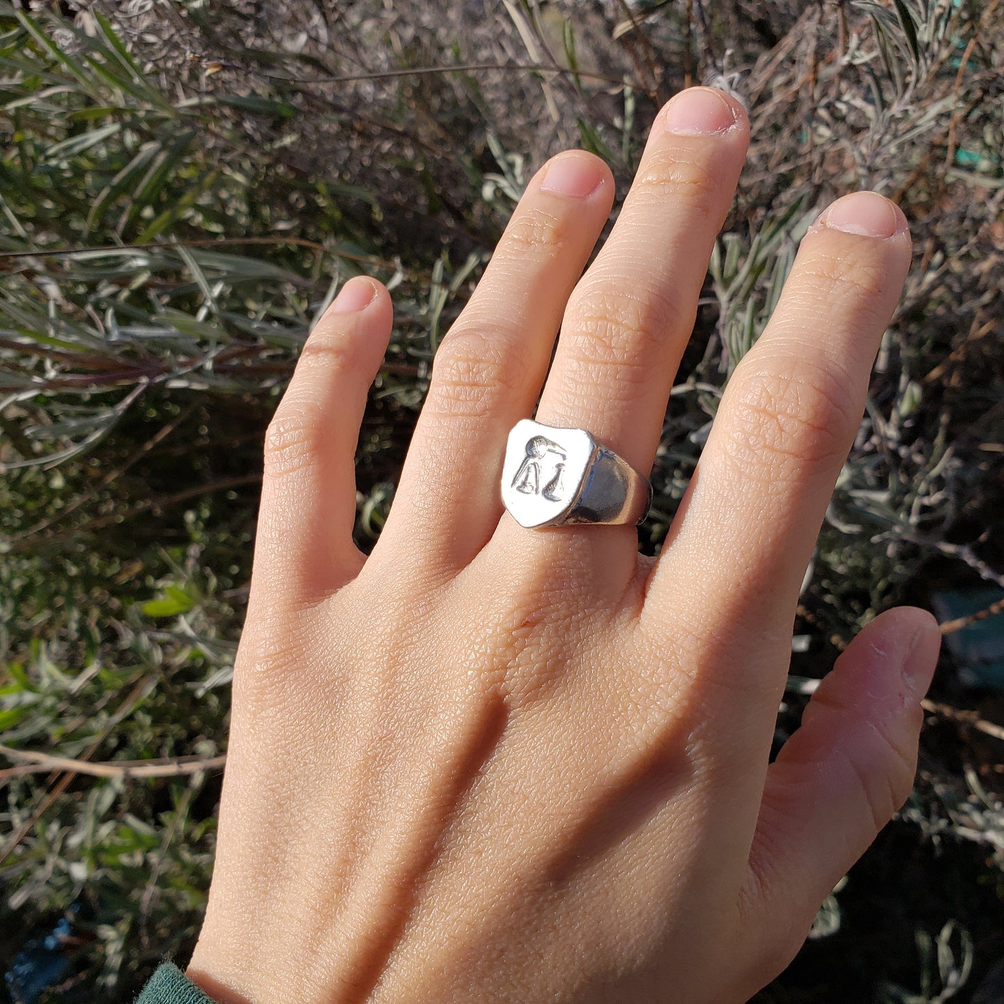 al-chemistry wax seal signet ring