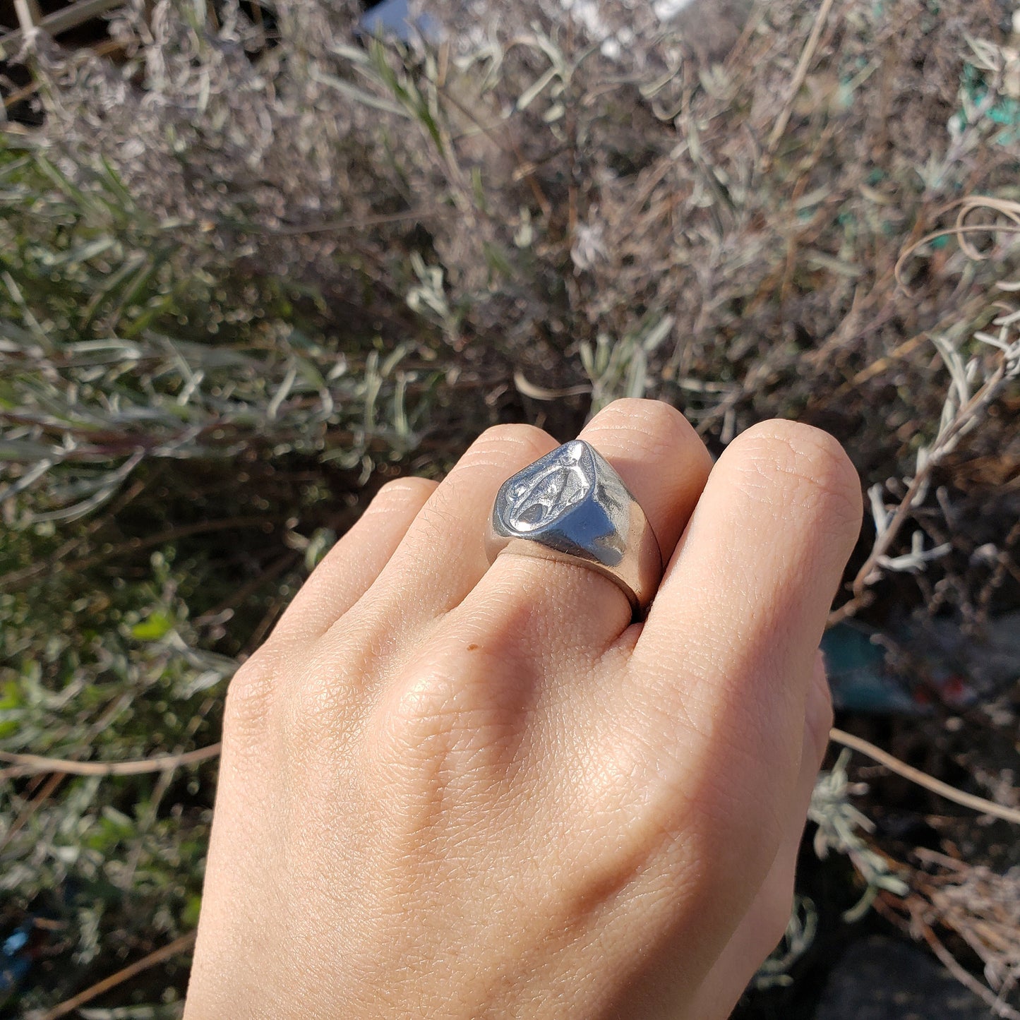 Vulvangel wax seal signet ring