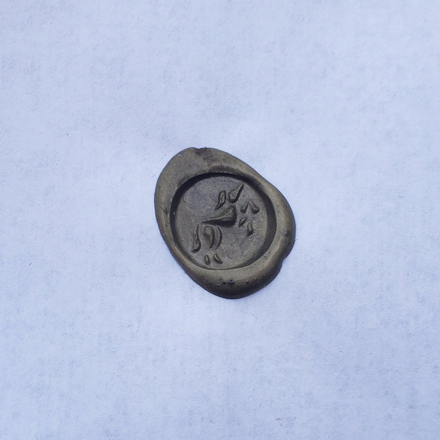 Horse wax seal signet ring