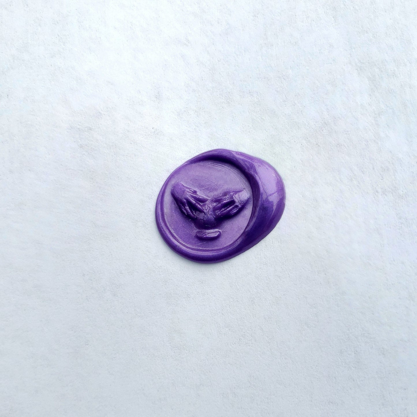 Crystalomancy wax seal signet ring