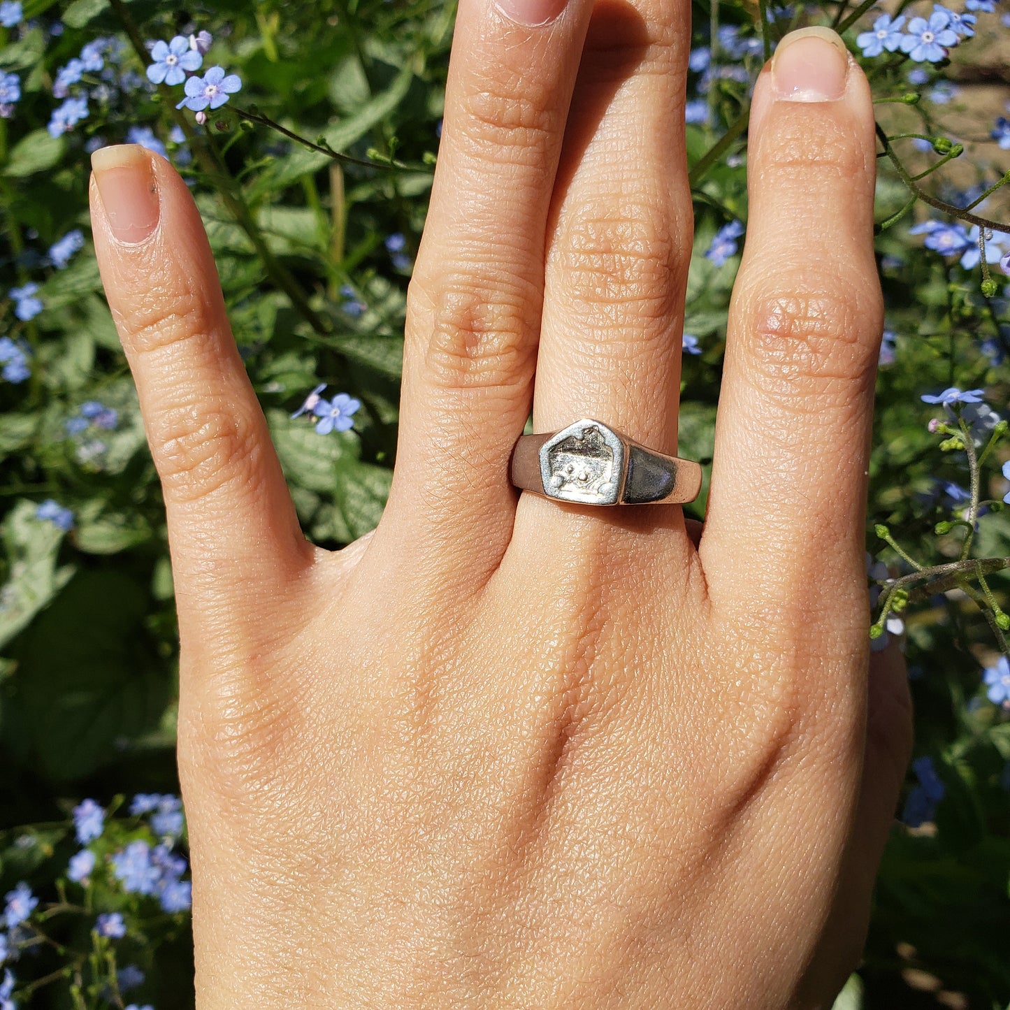 cheese wax seal signet ring