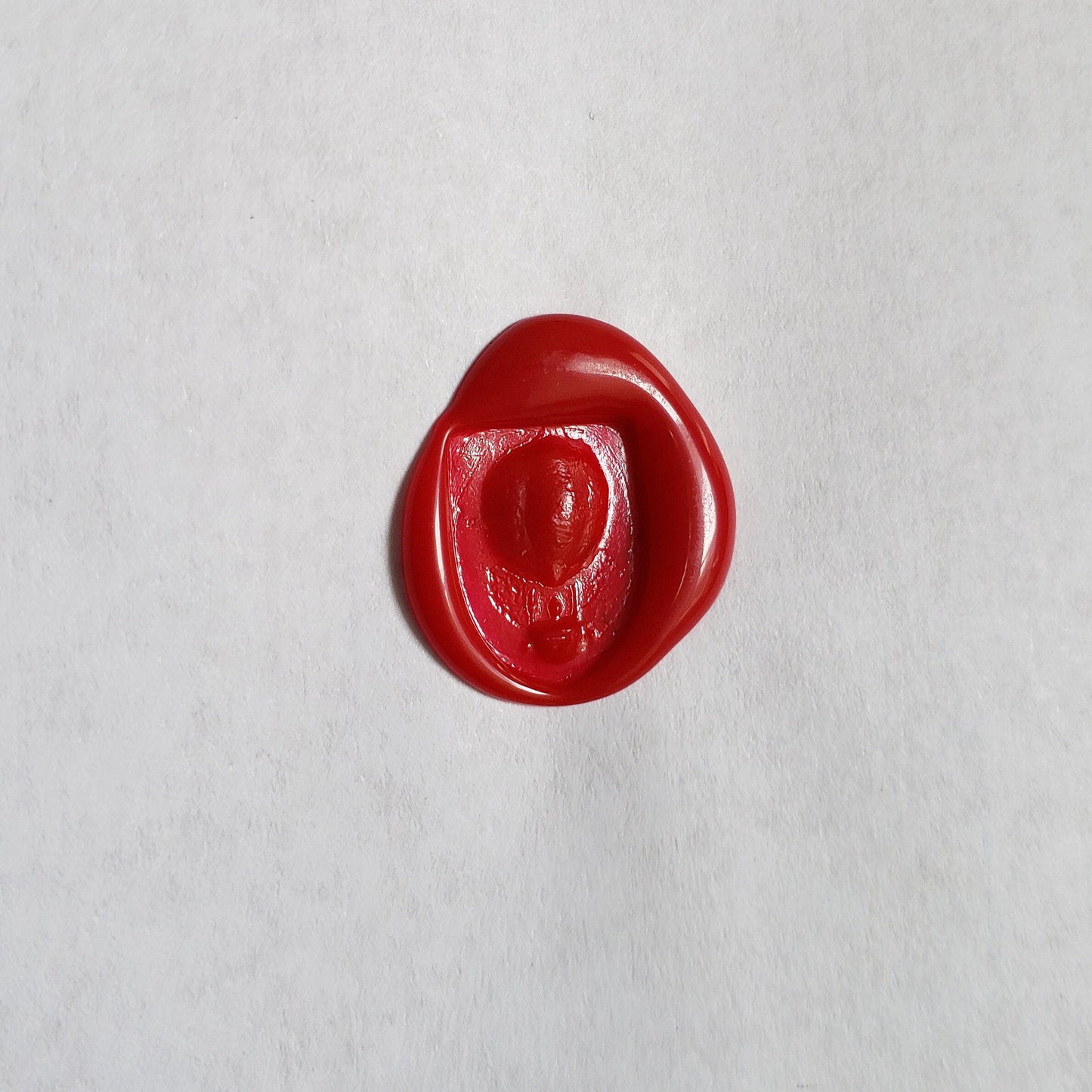 Hot air balloon wax seal signet ring