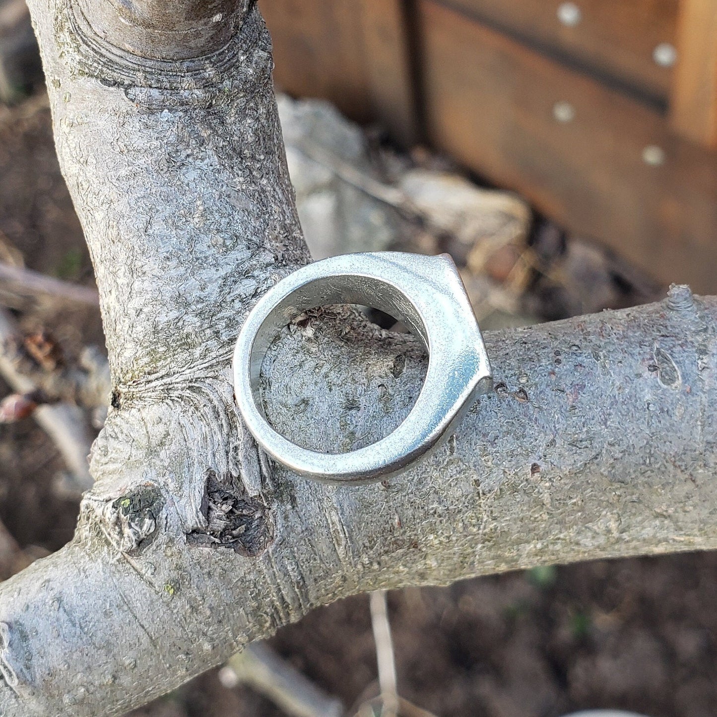 Book wax seal signet ring