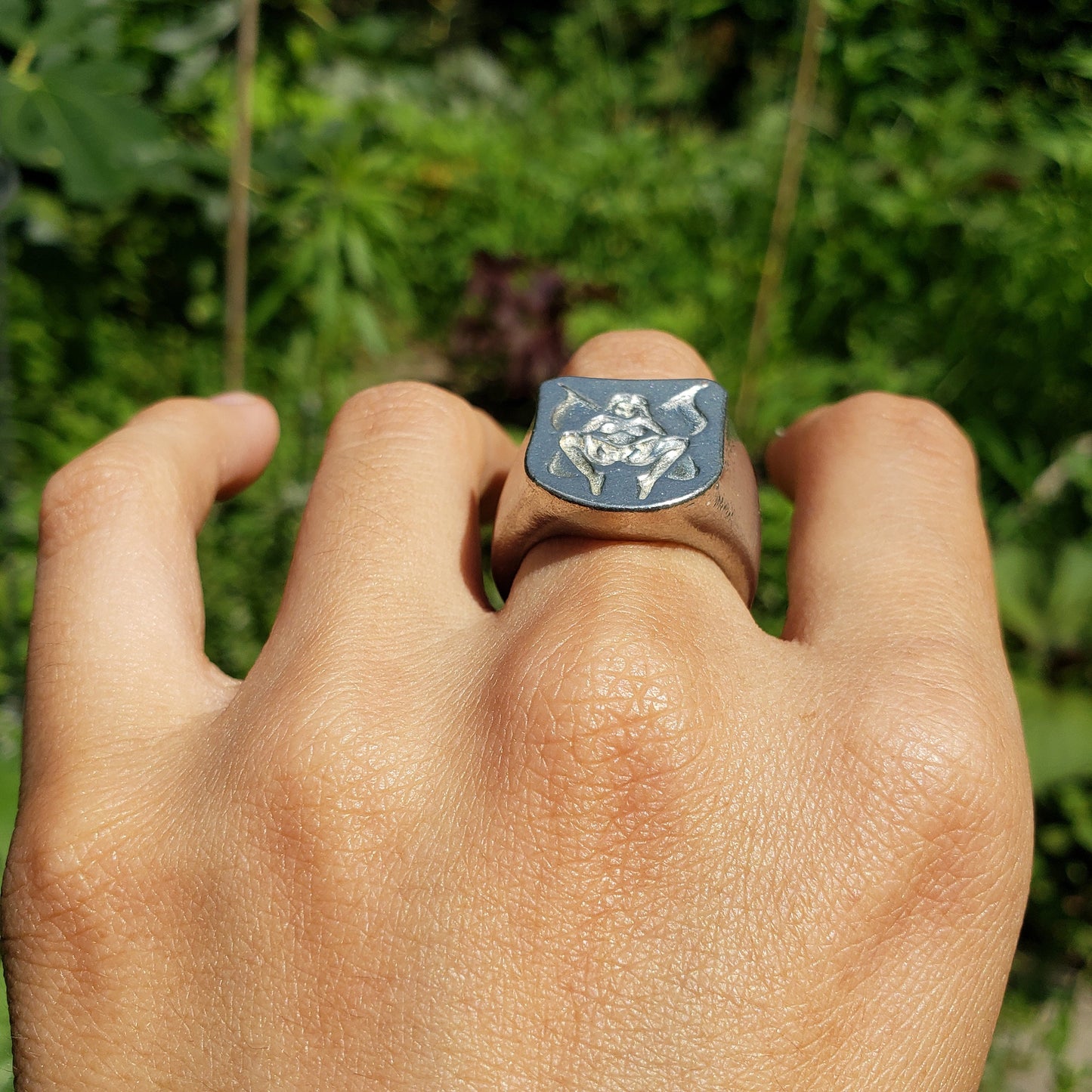 sheela fairy wax seal signet ring