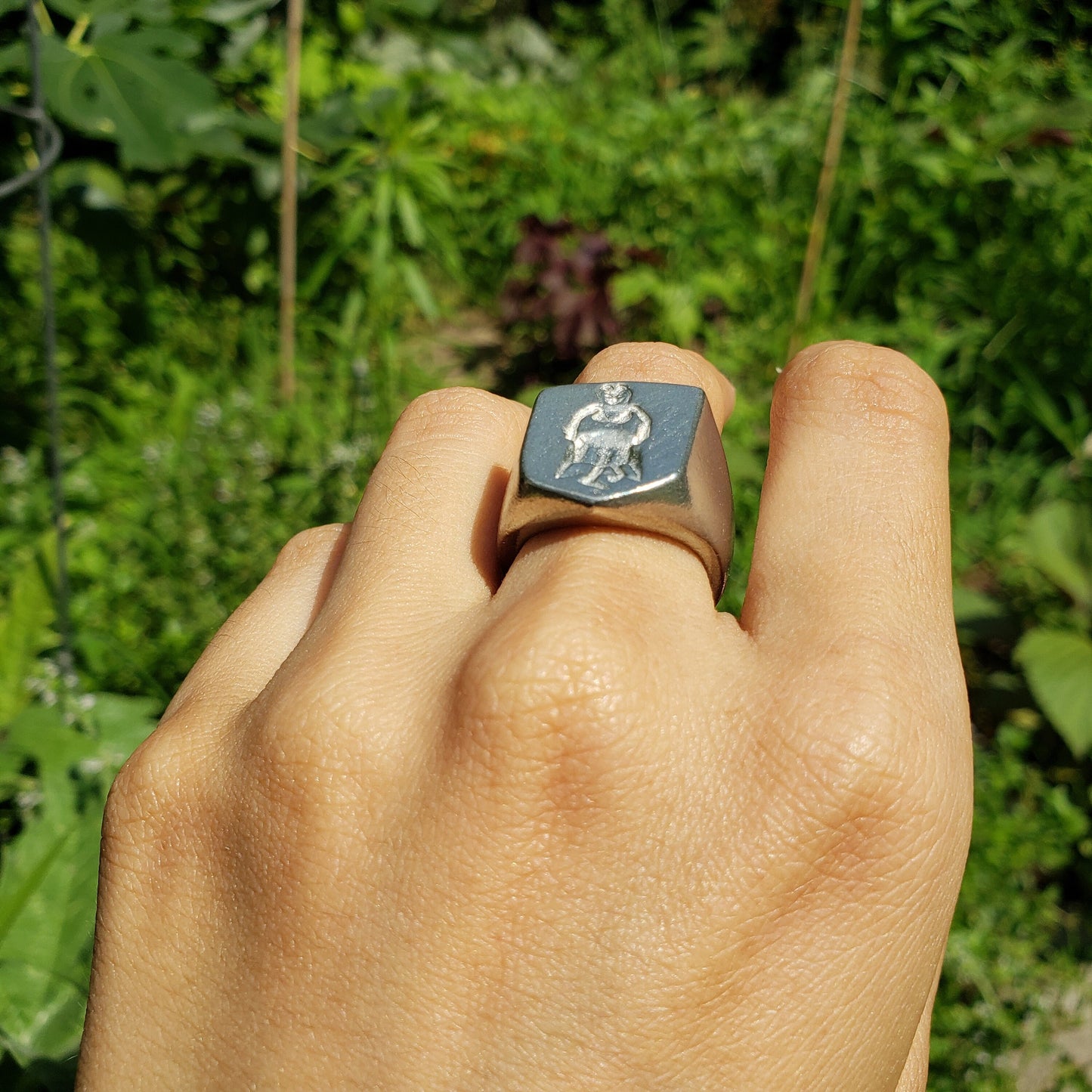 curtsy wax seal signet ring