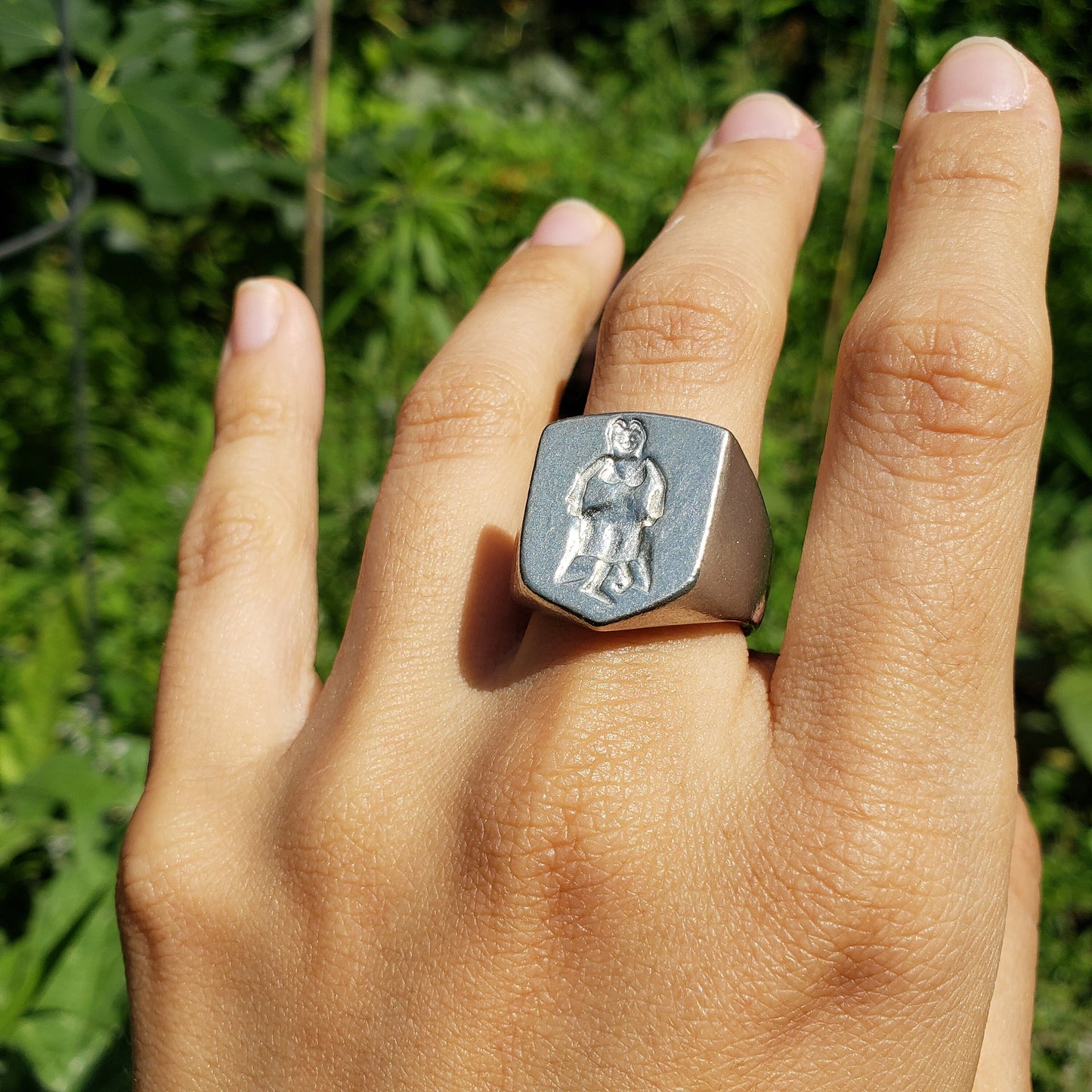 curtsy wax seal signet ring